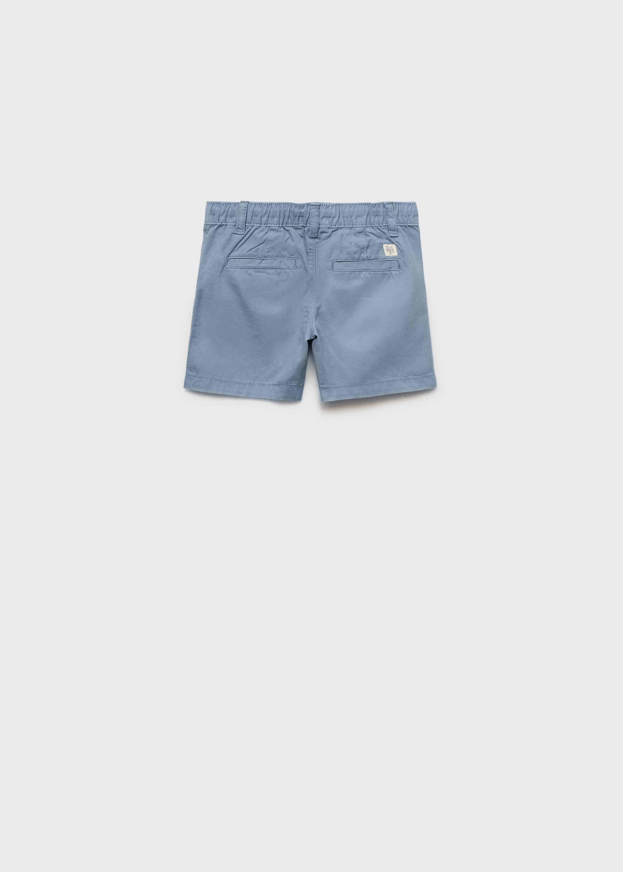 Cotton shorts with drawstring - Reverse of the article