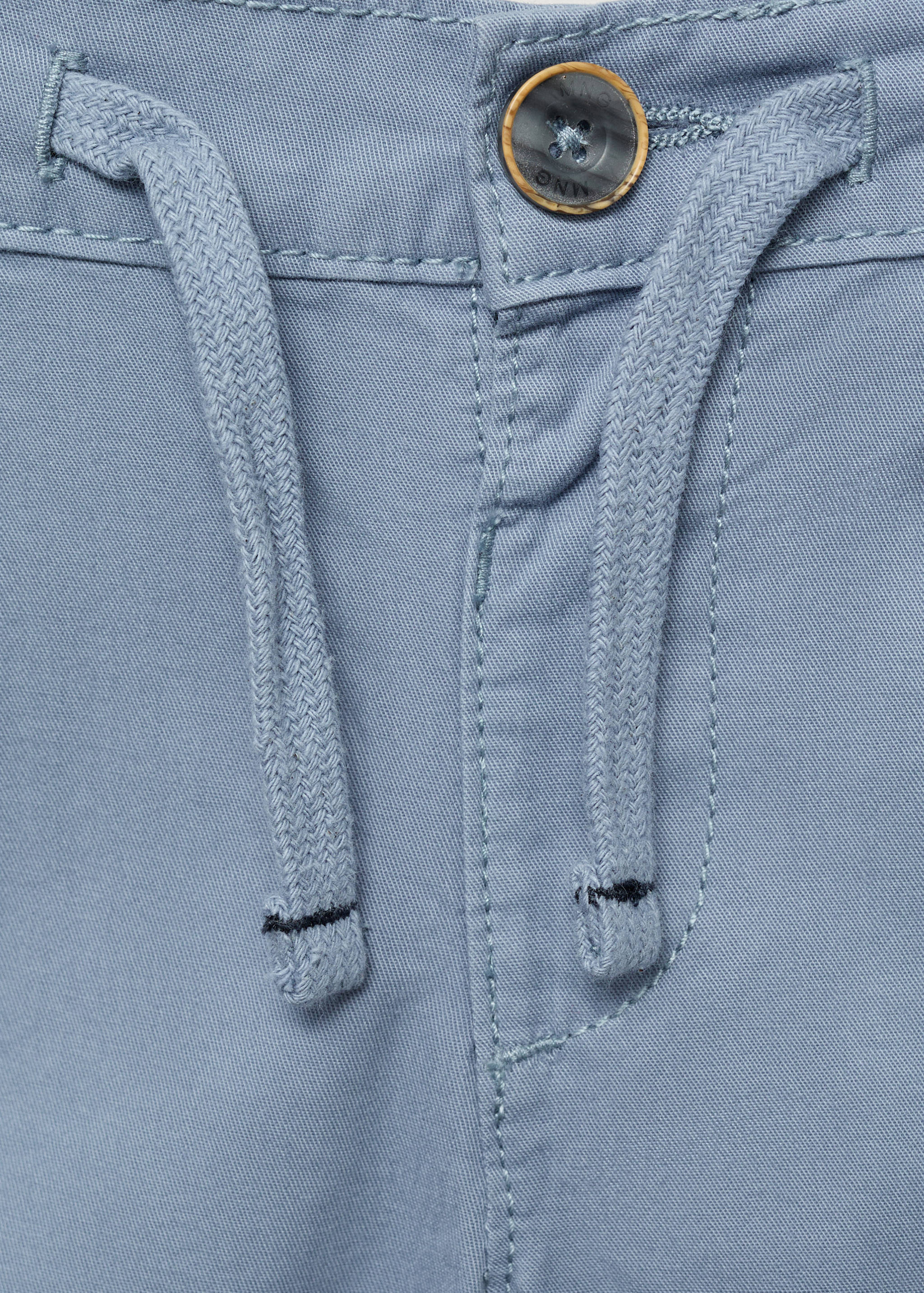 Cotton shorts with drawstring - Details of the article 8