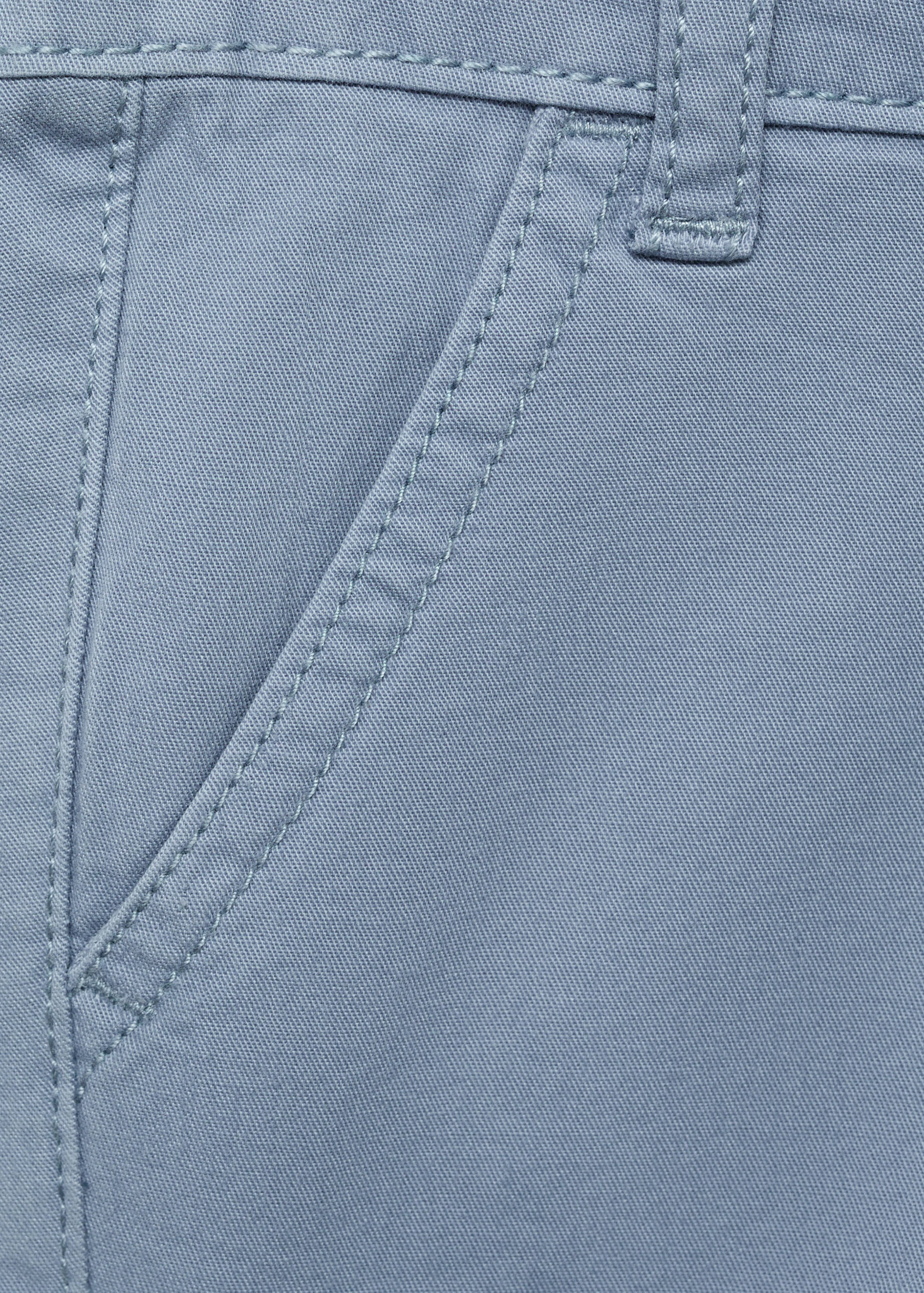 Cotton shorts with drawstring - Details of the article 0