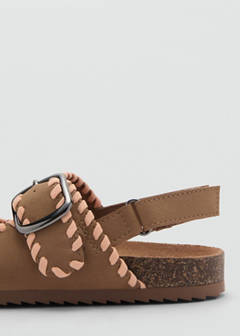 Buckled sandal — Medium Brown 3