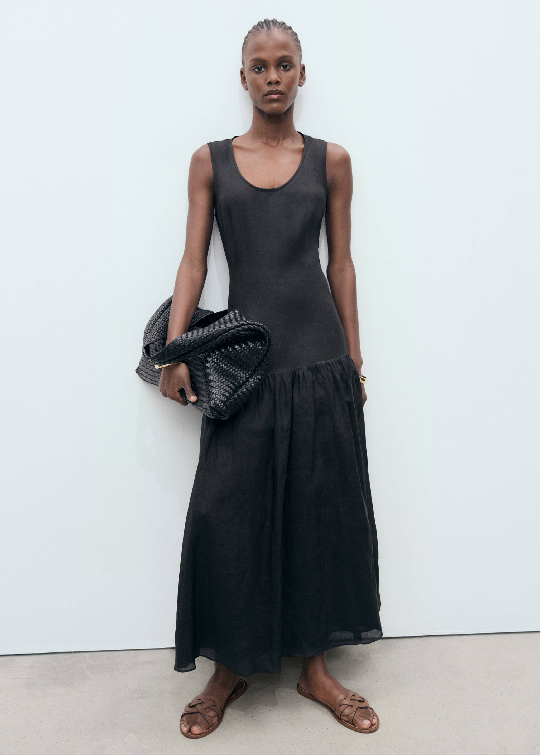 Sandal i läder med flätor - Detaljer om artikeln 9