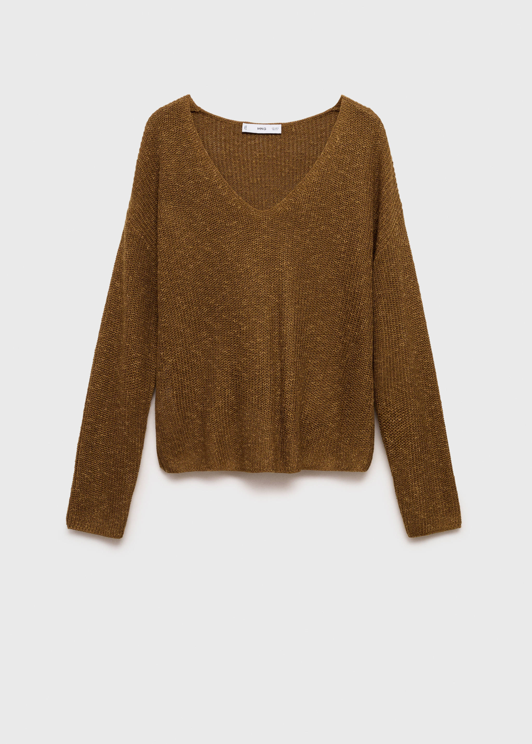 Jersey punto cuello pico - Artículo sin modelo