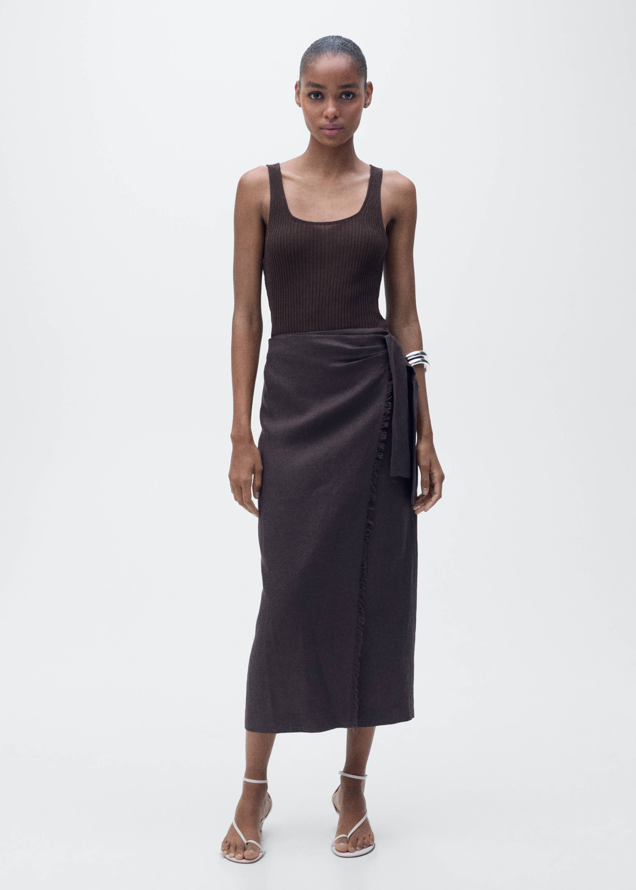 Chunky rib-knit top - General plane