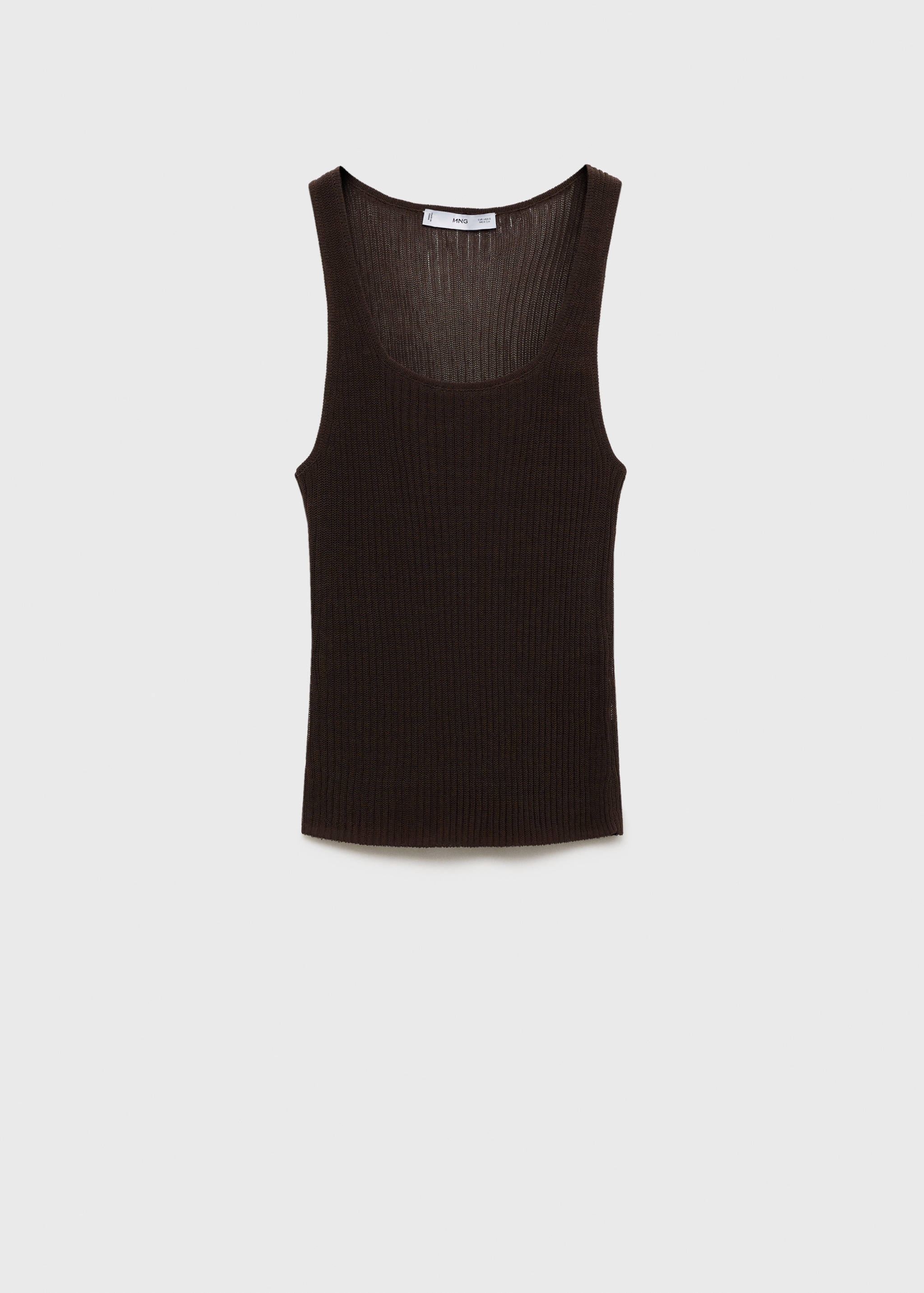 Chunky rib-knit top - Article without model