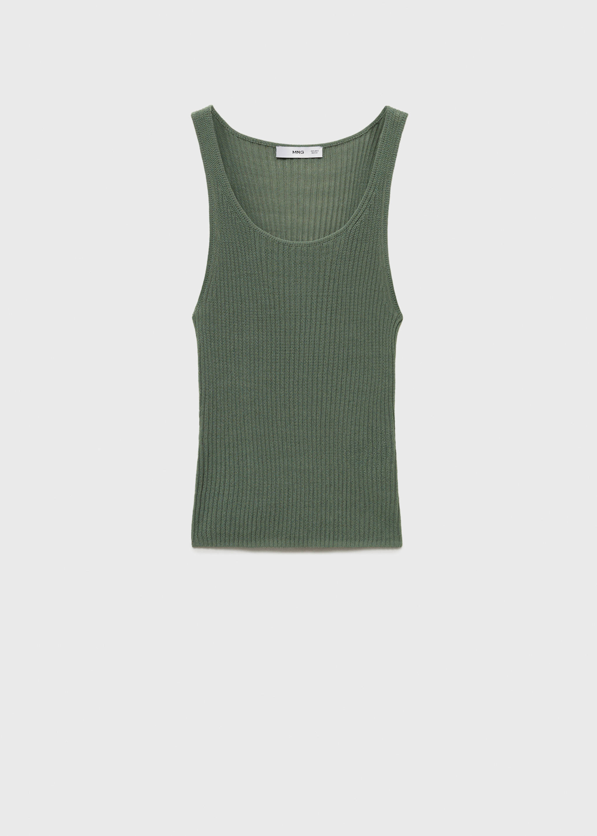 Chunky rib-knit top - Article without model