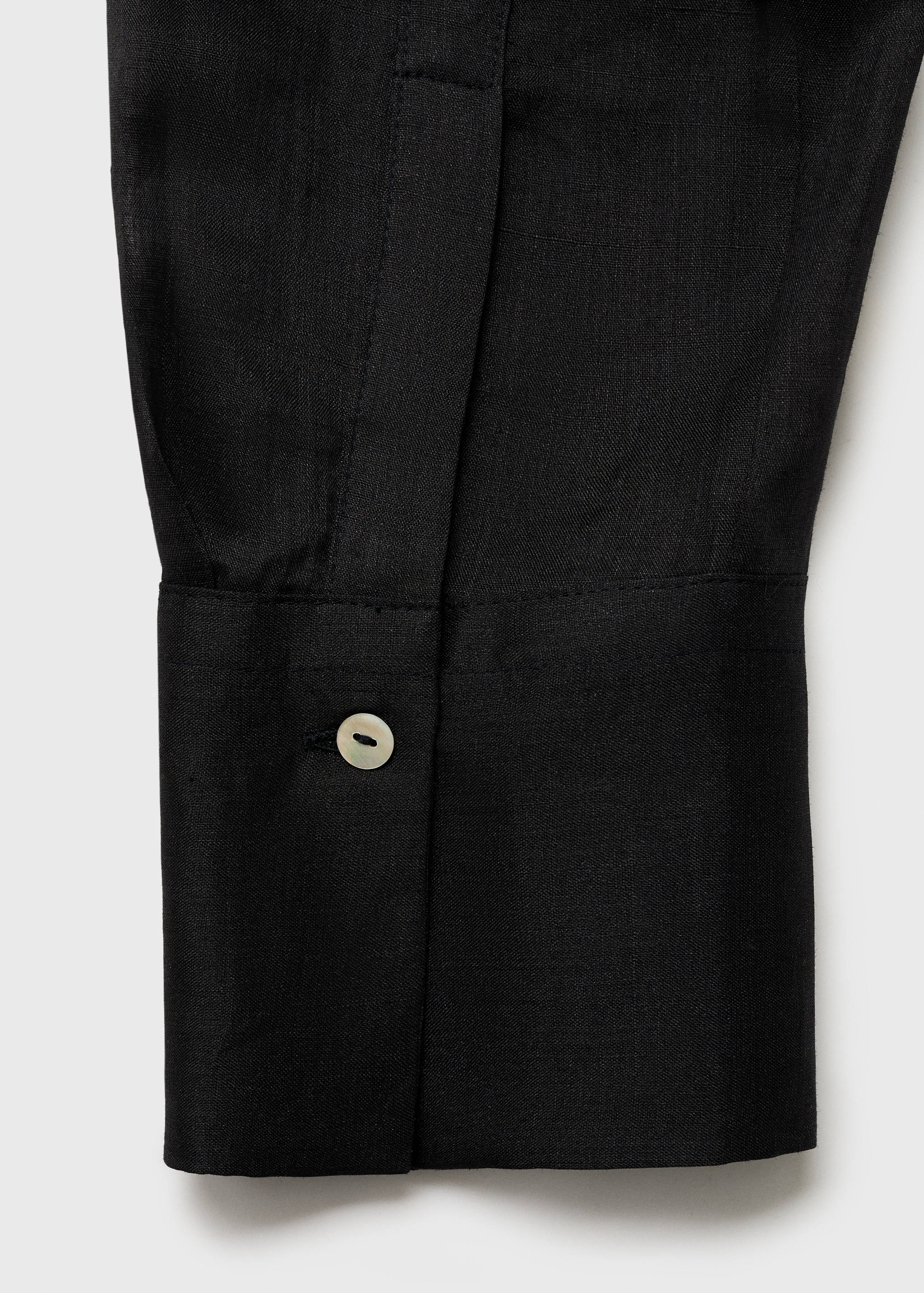 Chemise ramie boutons dissimulés - Détail de l'article 0