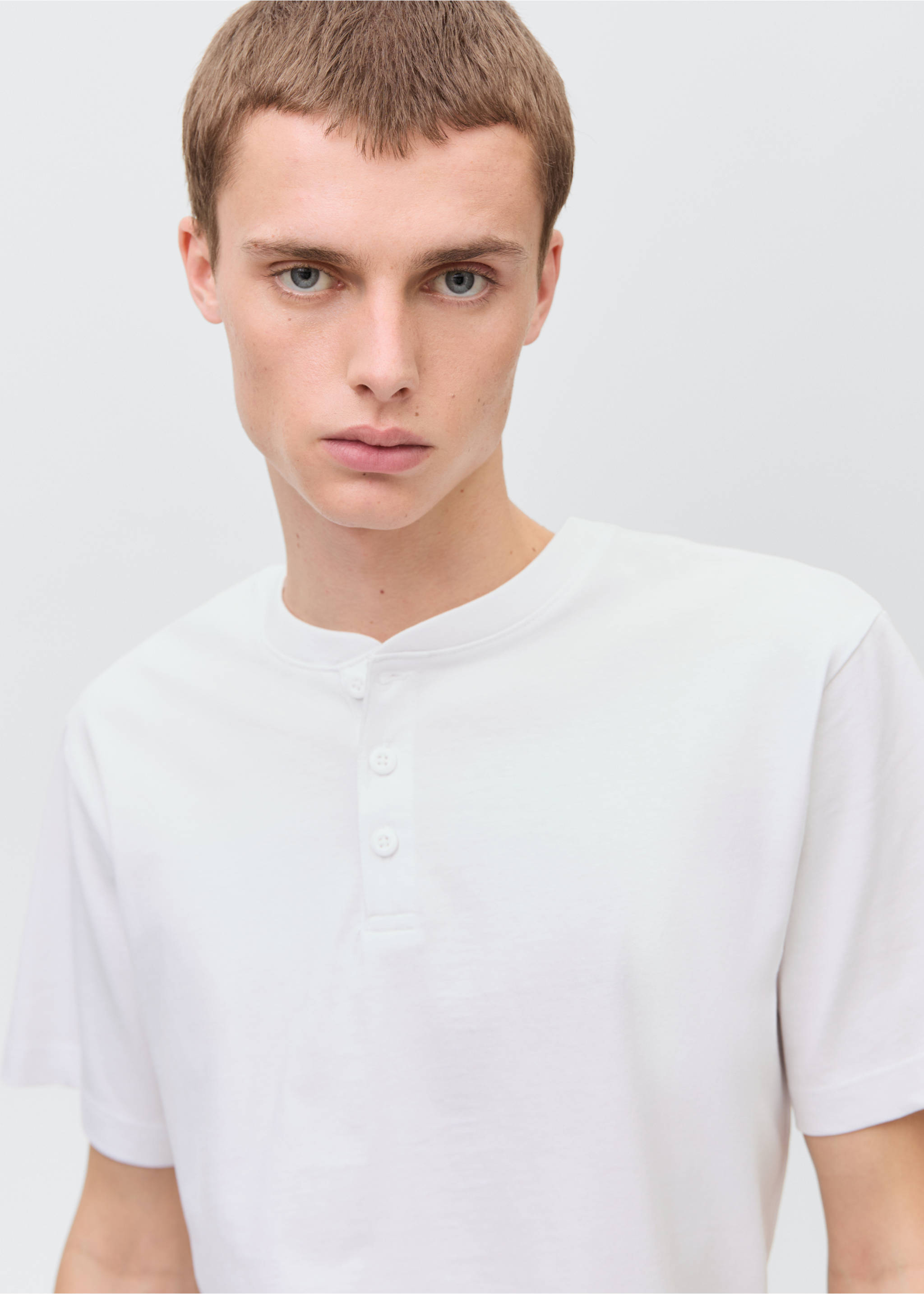 Cotton pyjama shorts pack - Details of the article 1, Off White. Ref: 87037168-00.