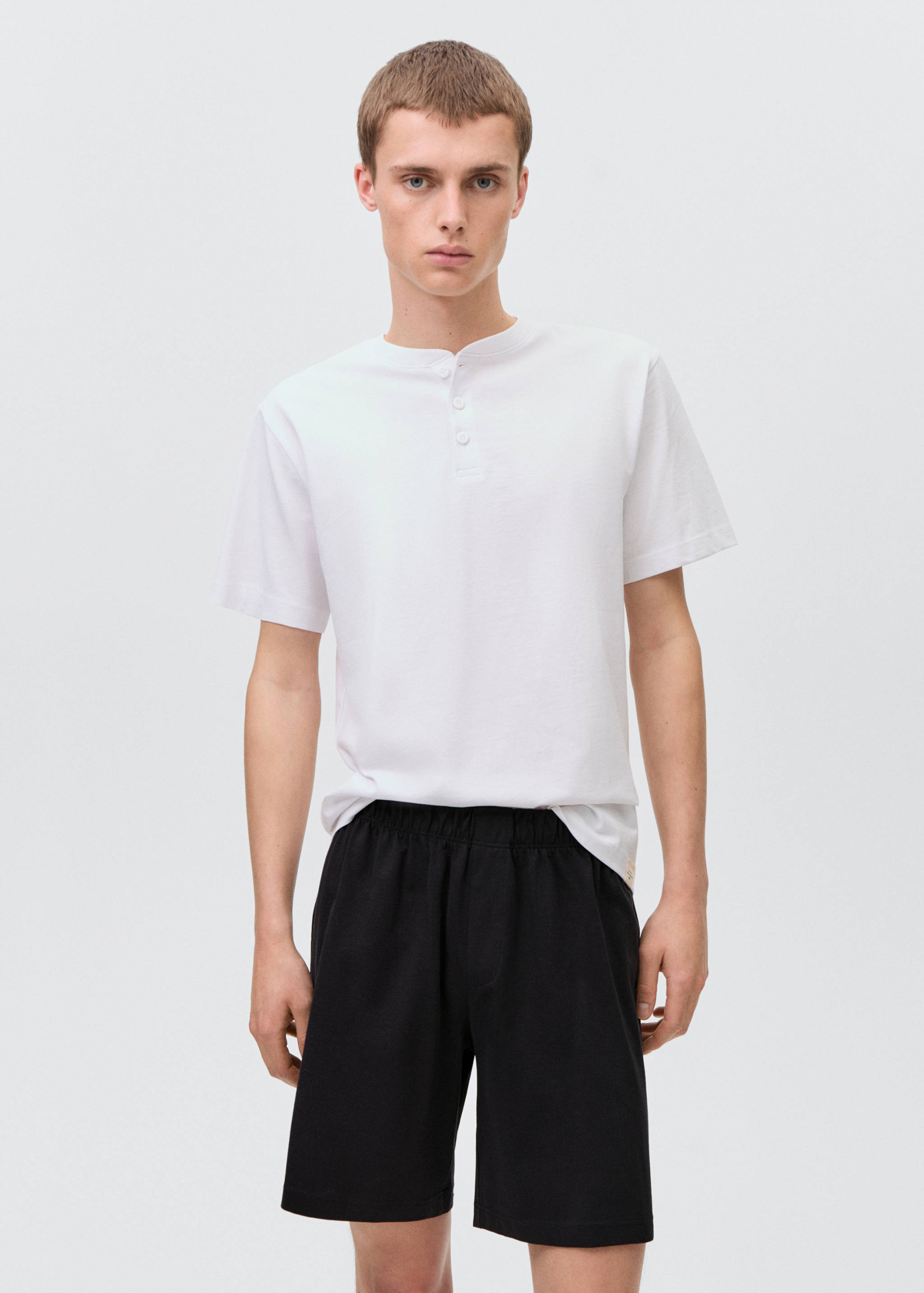 Комплект короткая пижама из хлопка - Деталь изделия 2