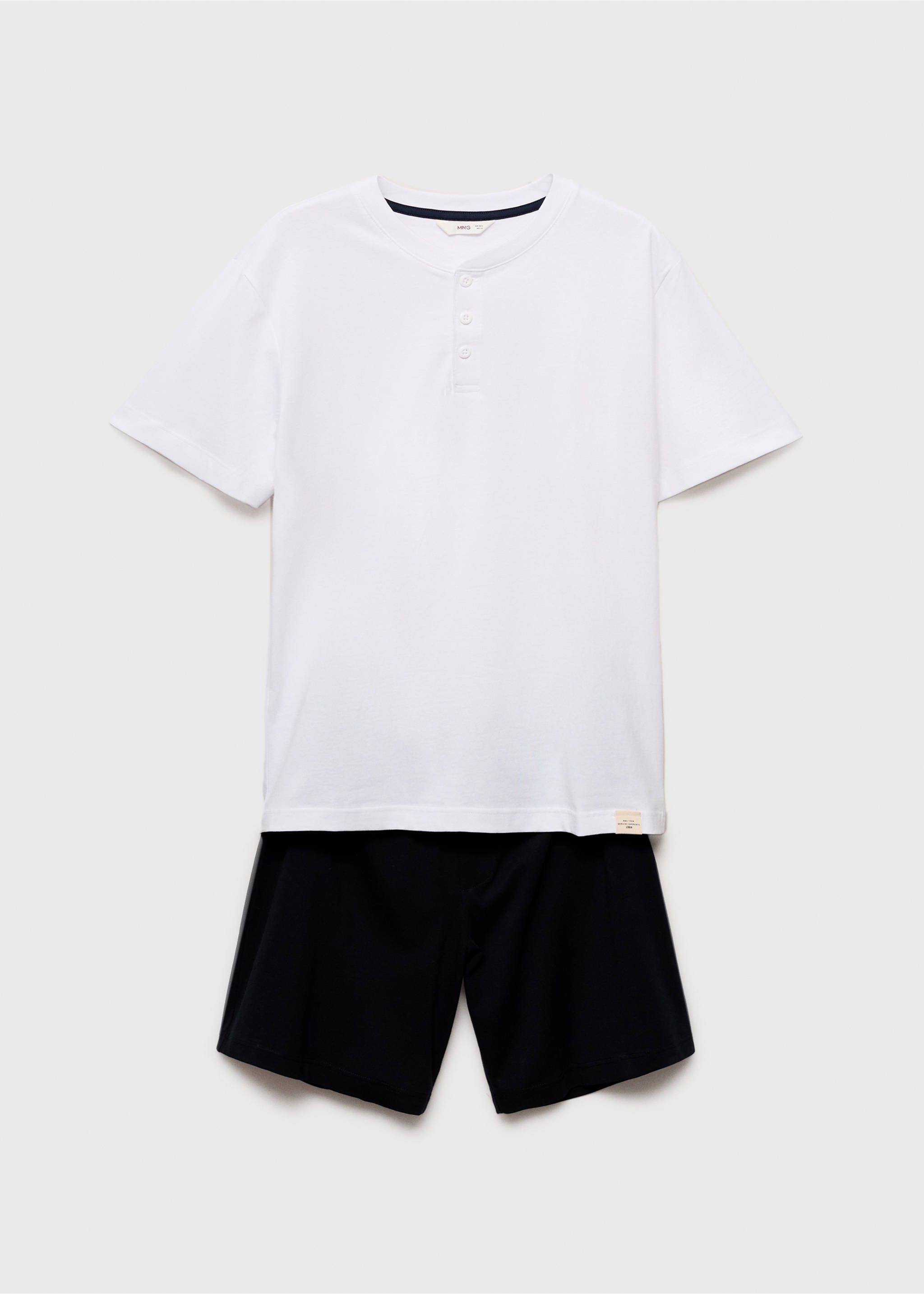Cotton pyjama shorts pack - Article without model, Off White. Ref: 87037168-00.
