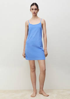 Terry cotton dress — Blue 2