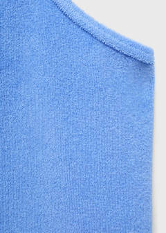 Terry cotton dress — Blue 8