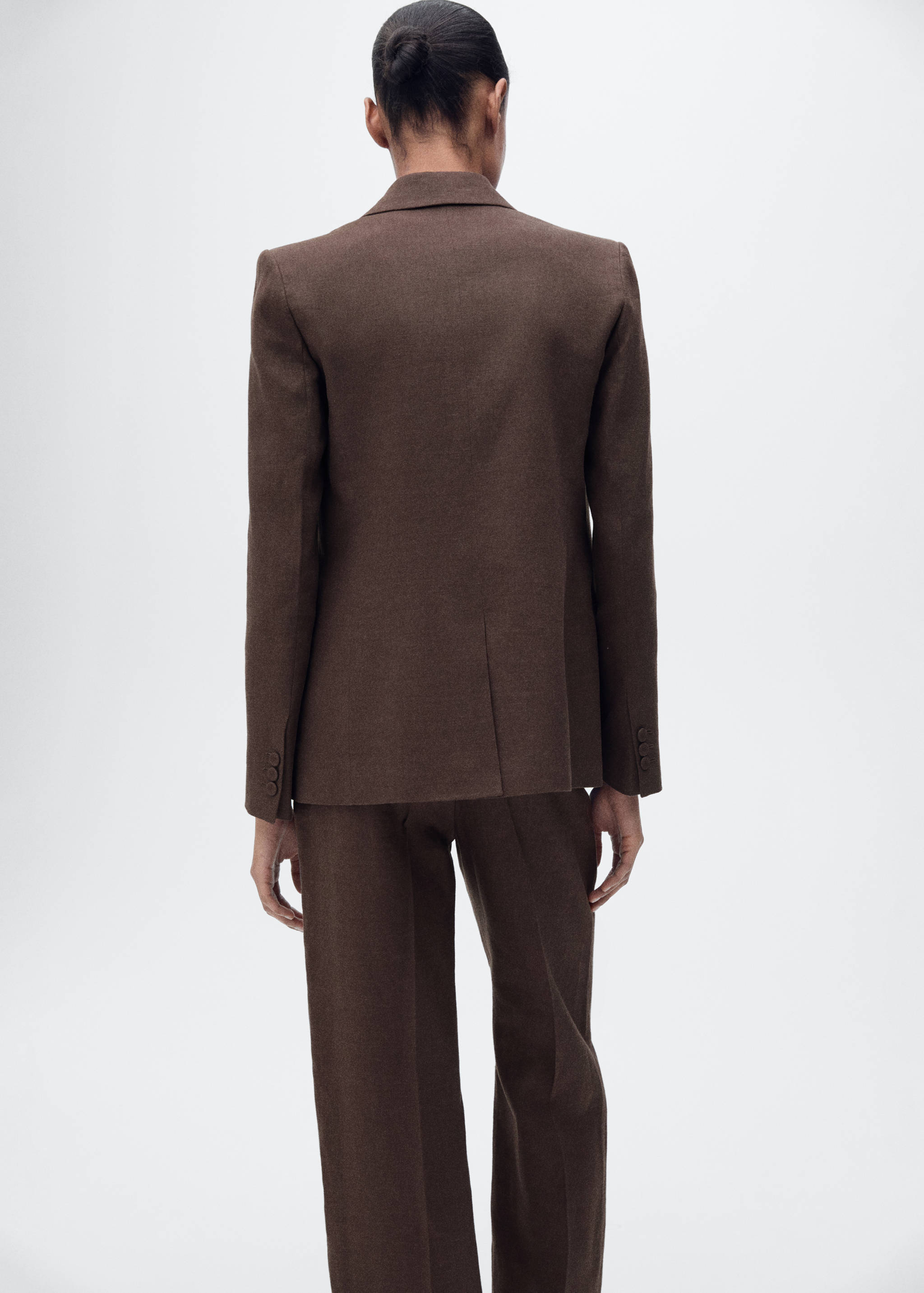 Blazer costume lin - Verso de l’article