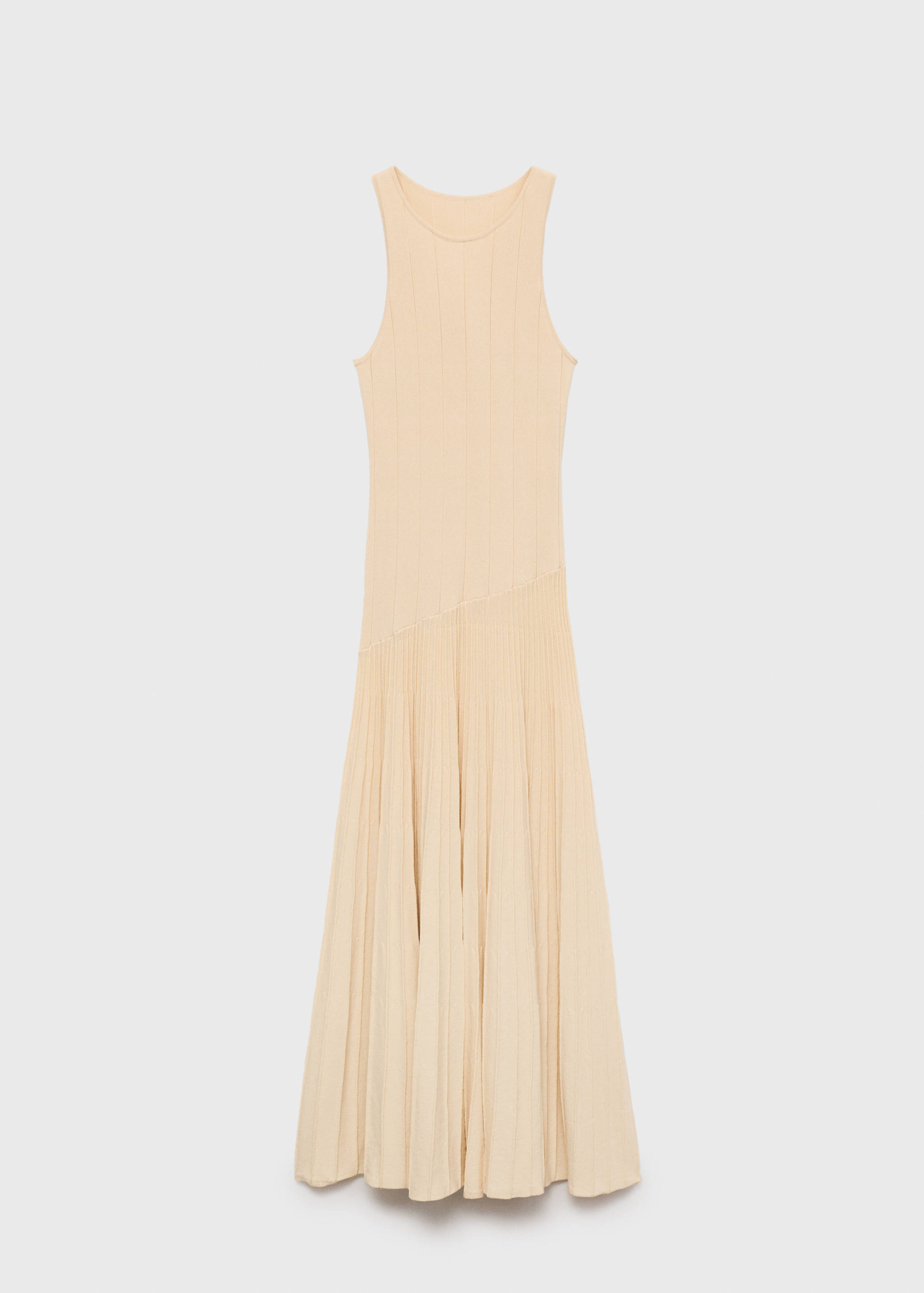 Pleated knitted dress - Article without model