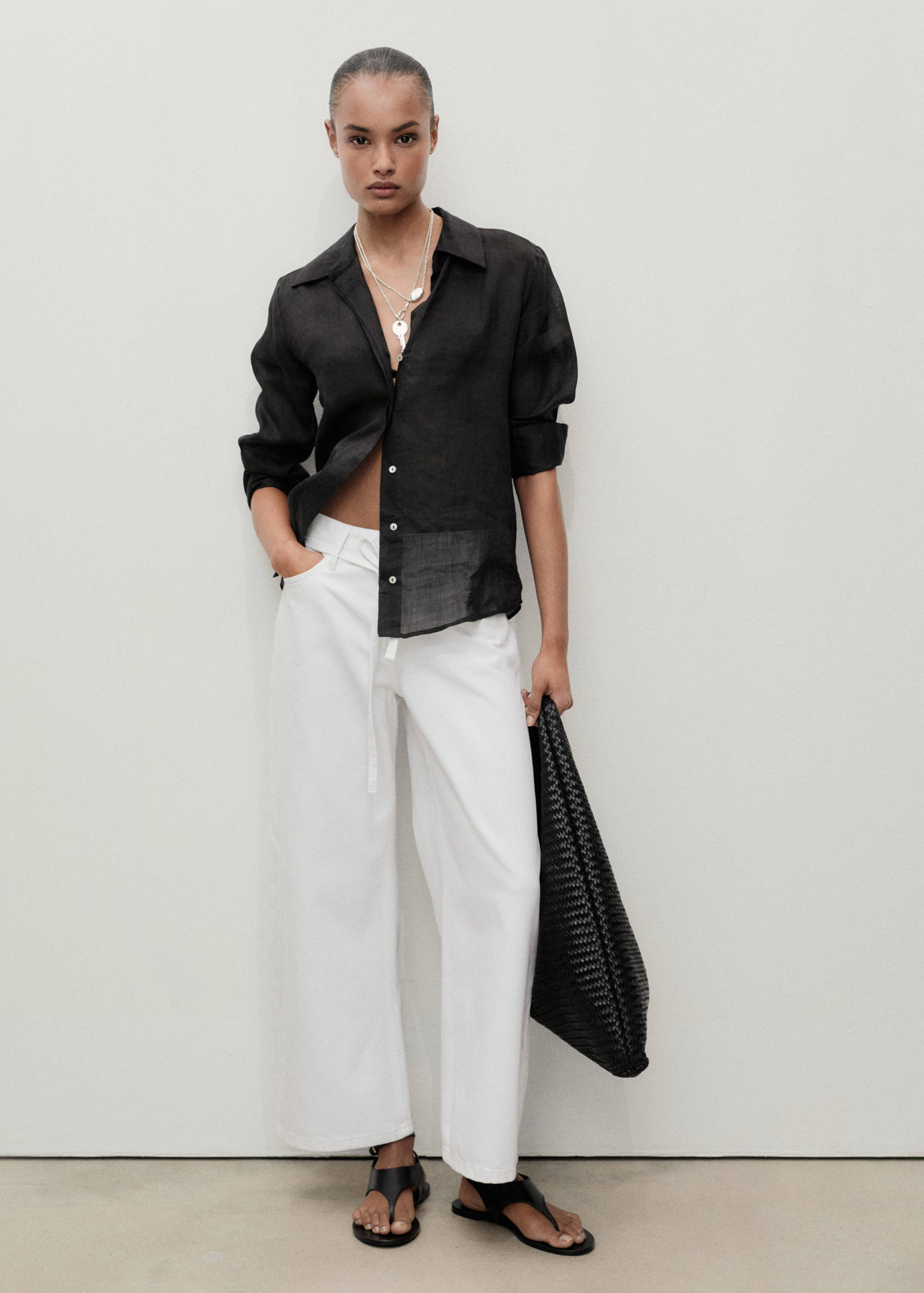 Balloon-Jeans mit Gürtel - Allgemeine Ansicht