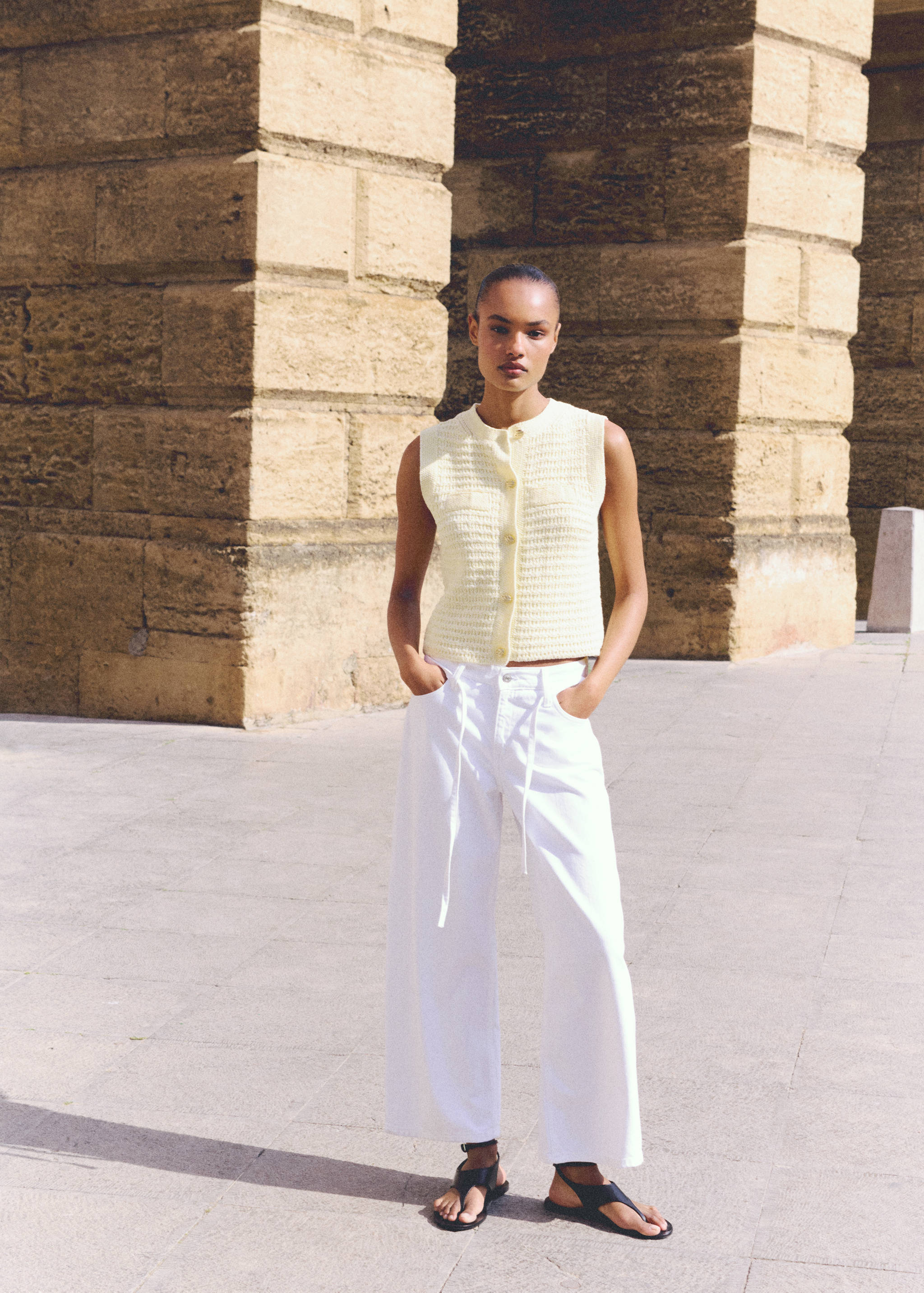 Balloon-Jeans mit Gürtel - Detail des Artikels 6