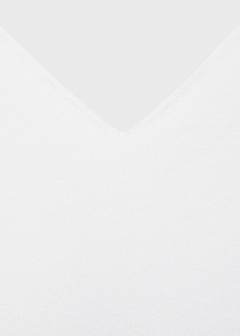 V-neck knit top — Ecru 10