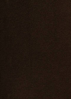 V-neck knit top — Chocolate 10