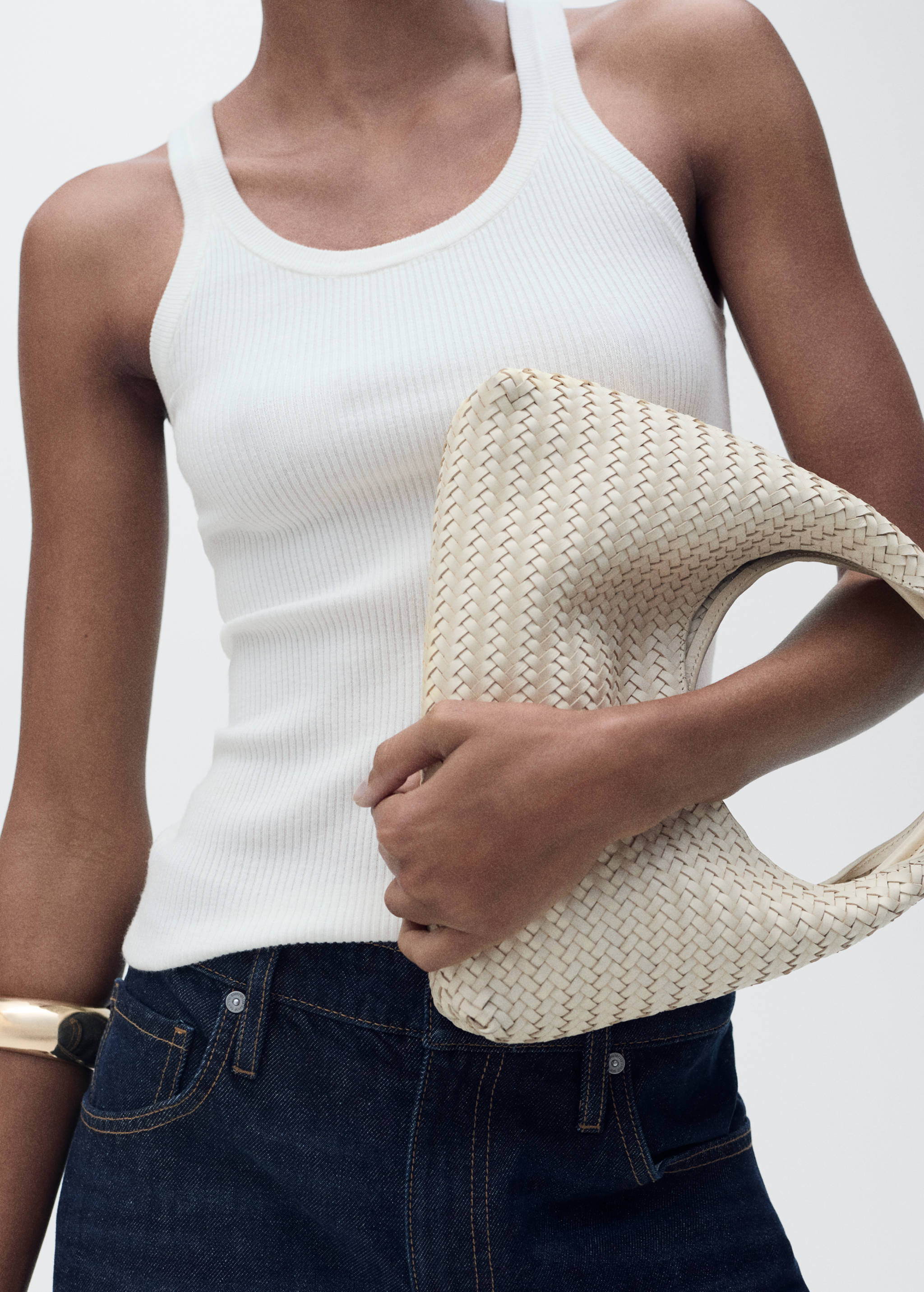 Топ из трикотажа в рубчик - Деталь изделия 6