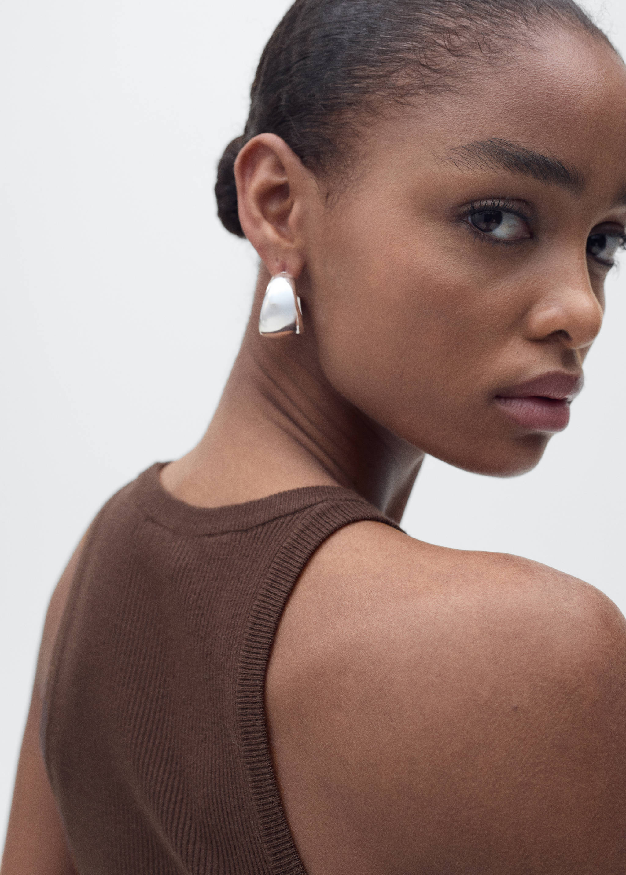 Ribbed knit top - Details of the article 1