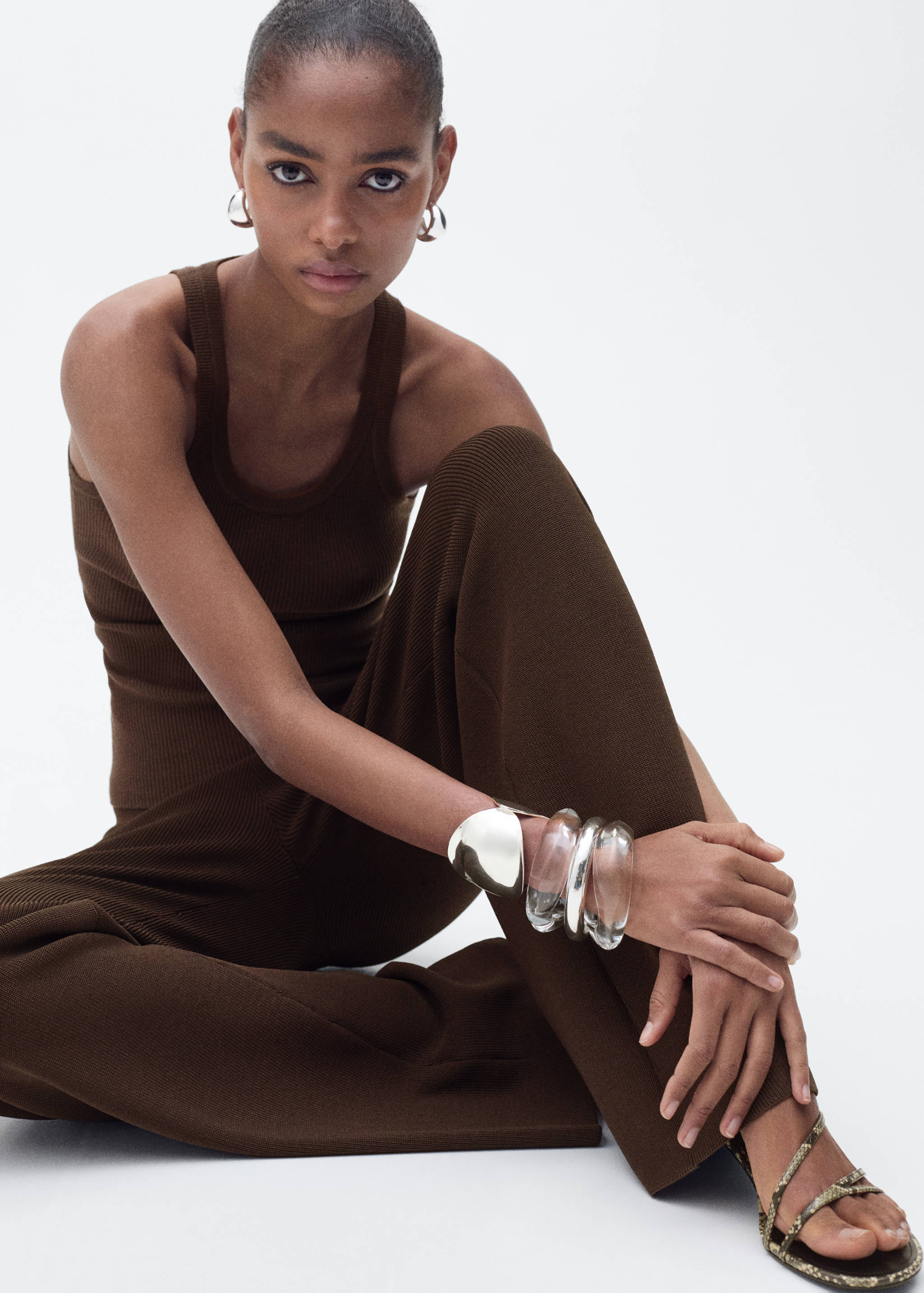 Ribbed knit top - Details of the article 6