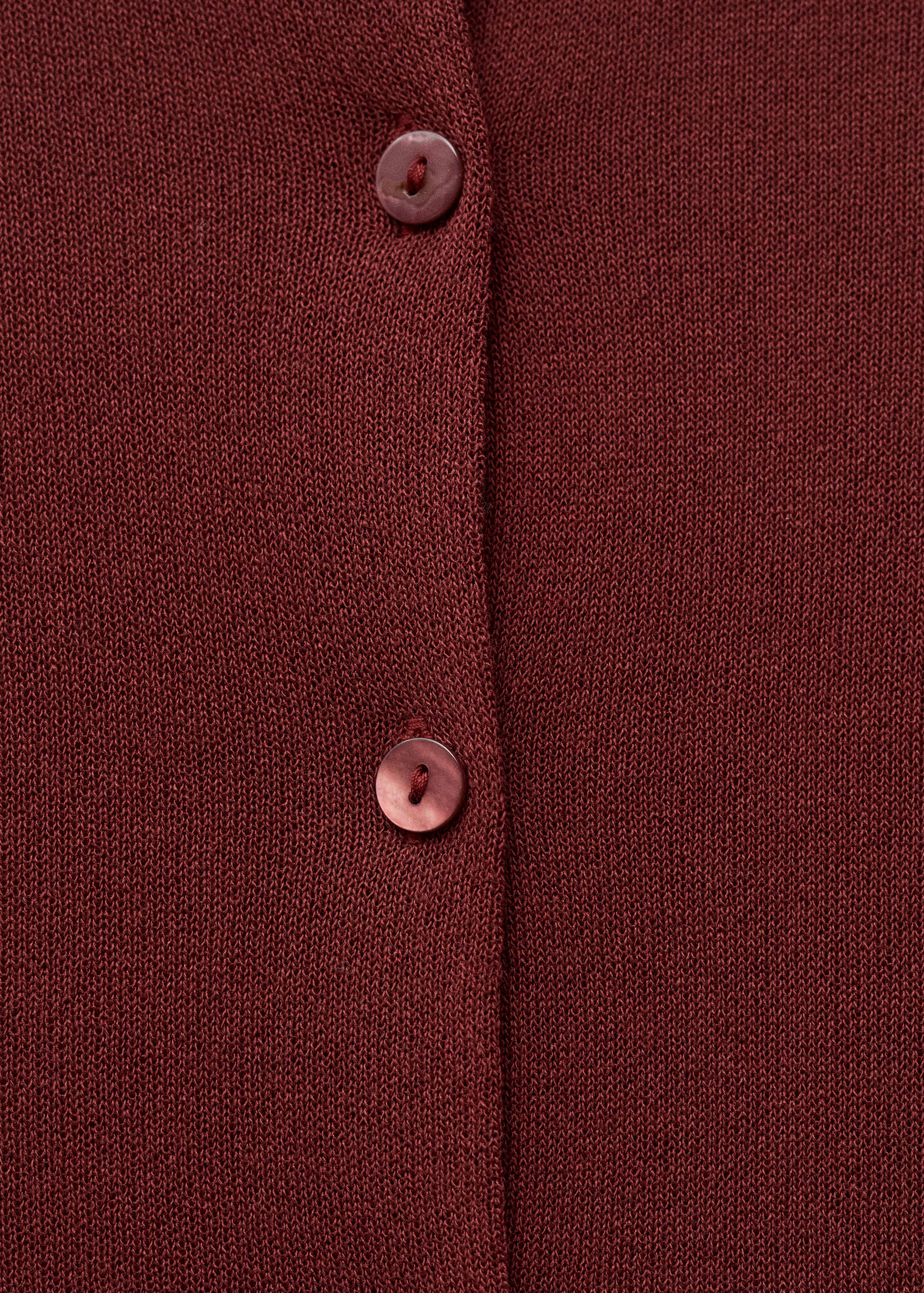 Fine-knit straight-fit cardigan - Details of the article 8