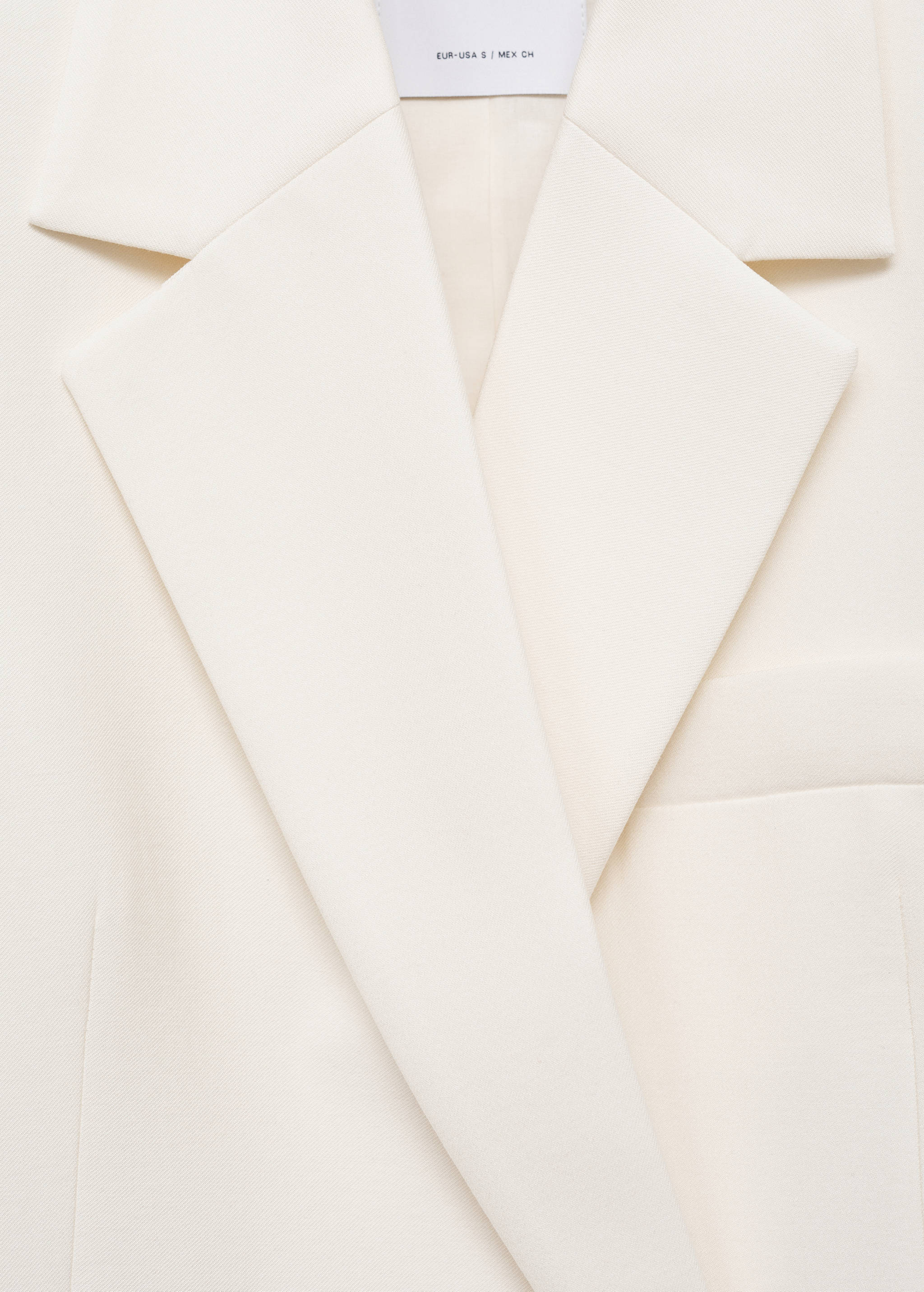 Contrasting double-breasted blazer - Details of the article 8