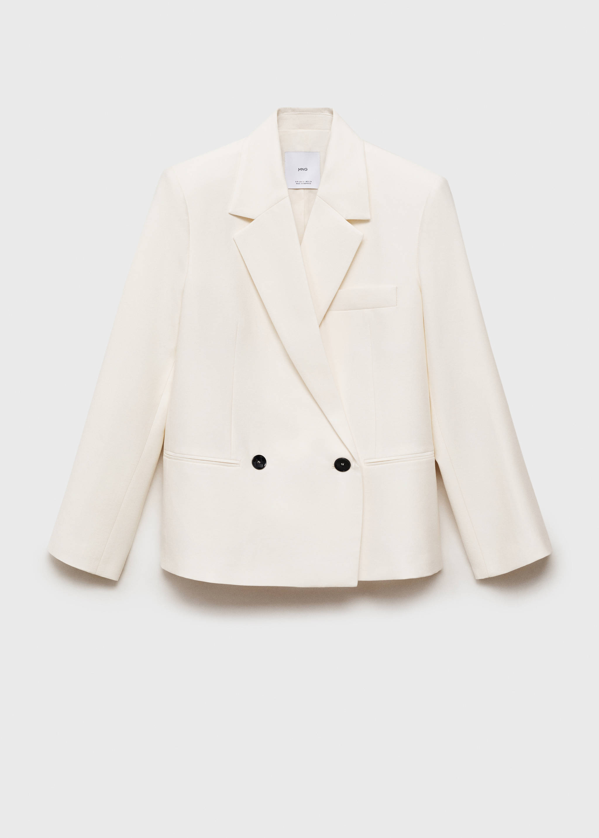 Contrasting double-breasted jacket - Article without model