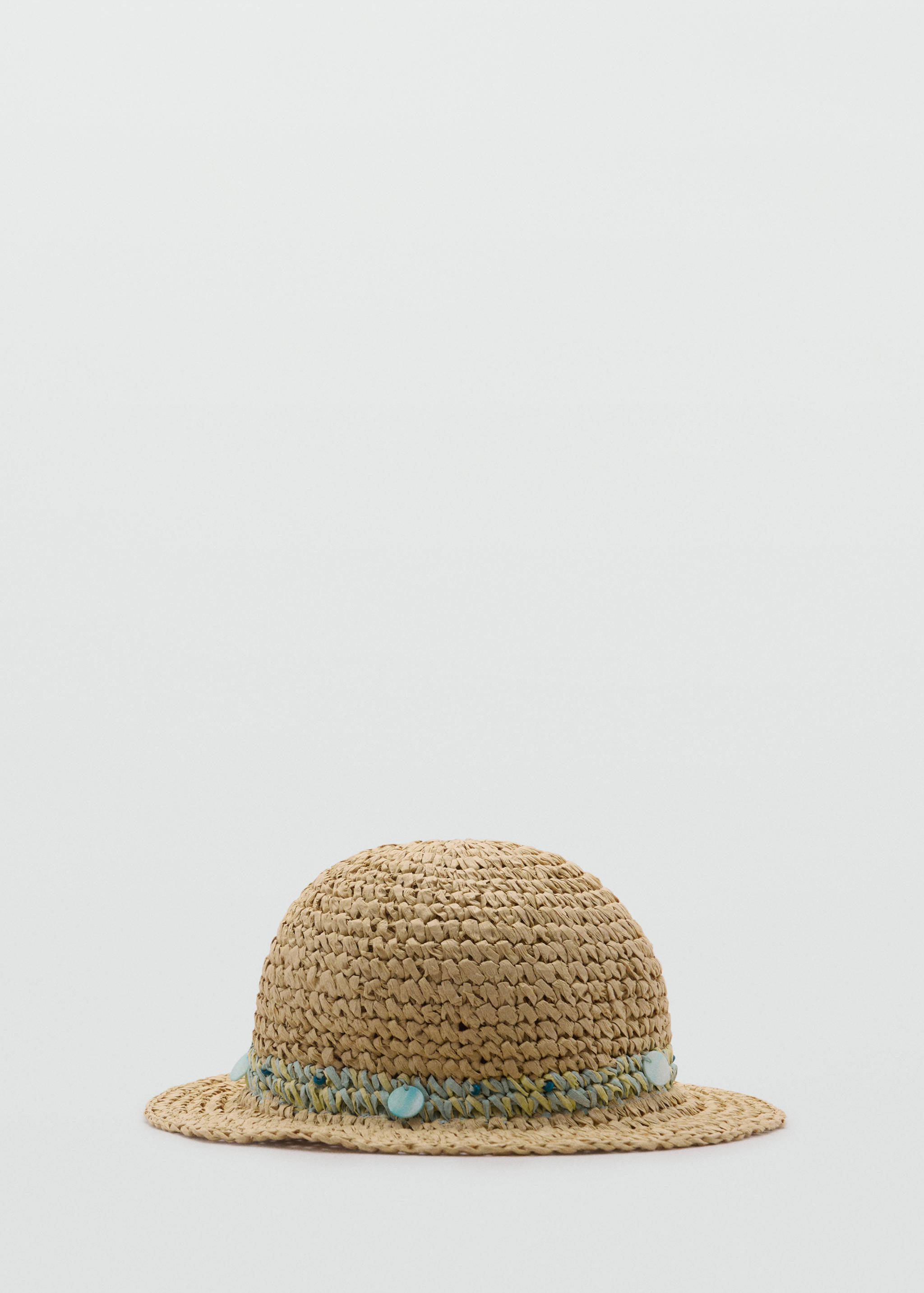Sombrero rafia abalorios - Artículo sin modelo