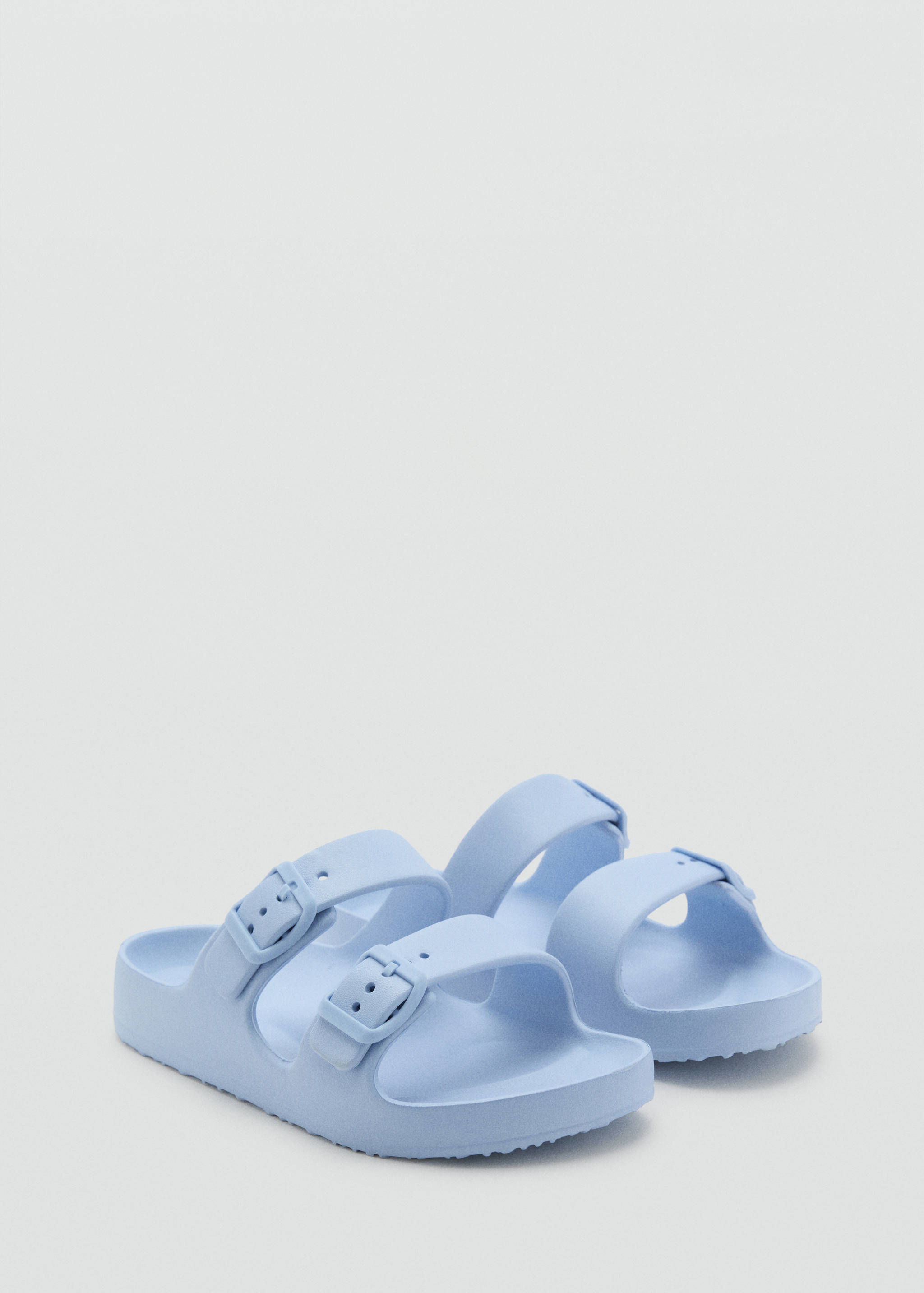 Flip-flops with buckle straps - Medium plane