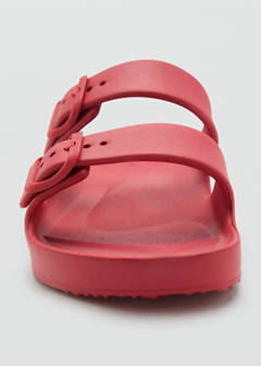 Flip-flops with buckle straps — Strawberry 5