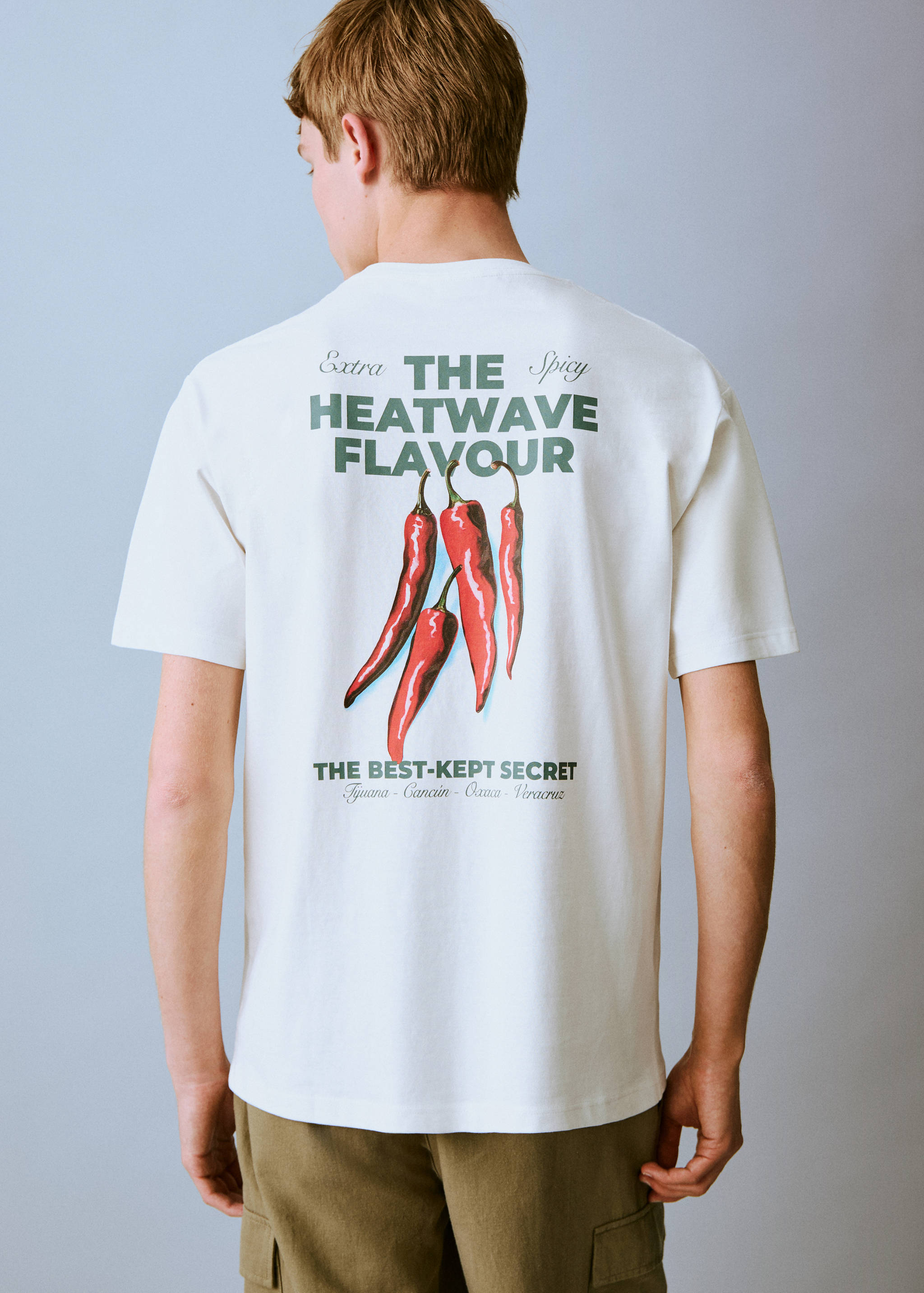 Футболка с принтом - Обратная сторона изделия