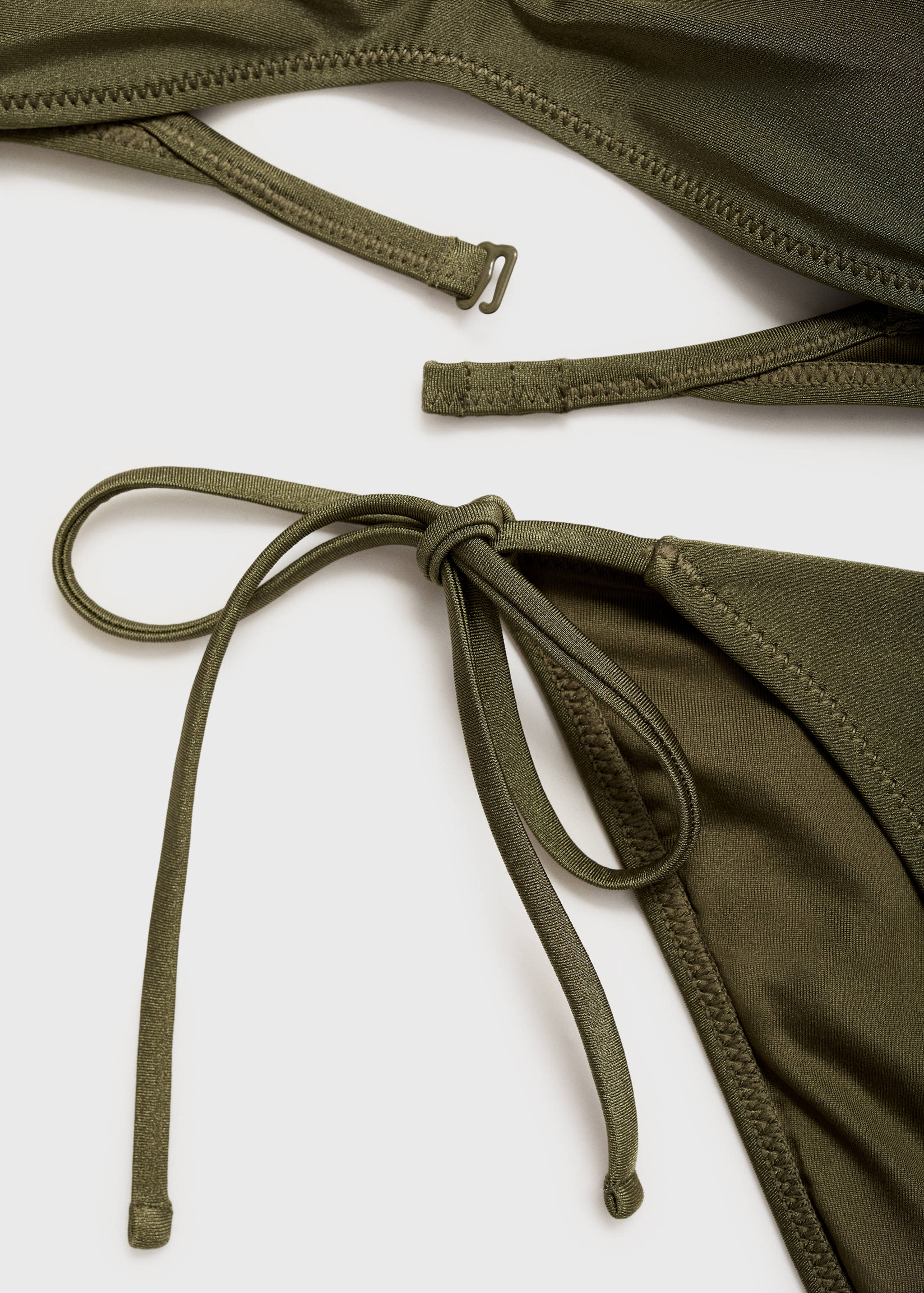 Satin-finish bikini bottoms - Details of the article 0