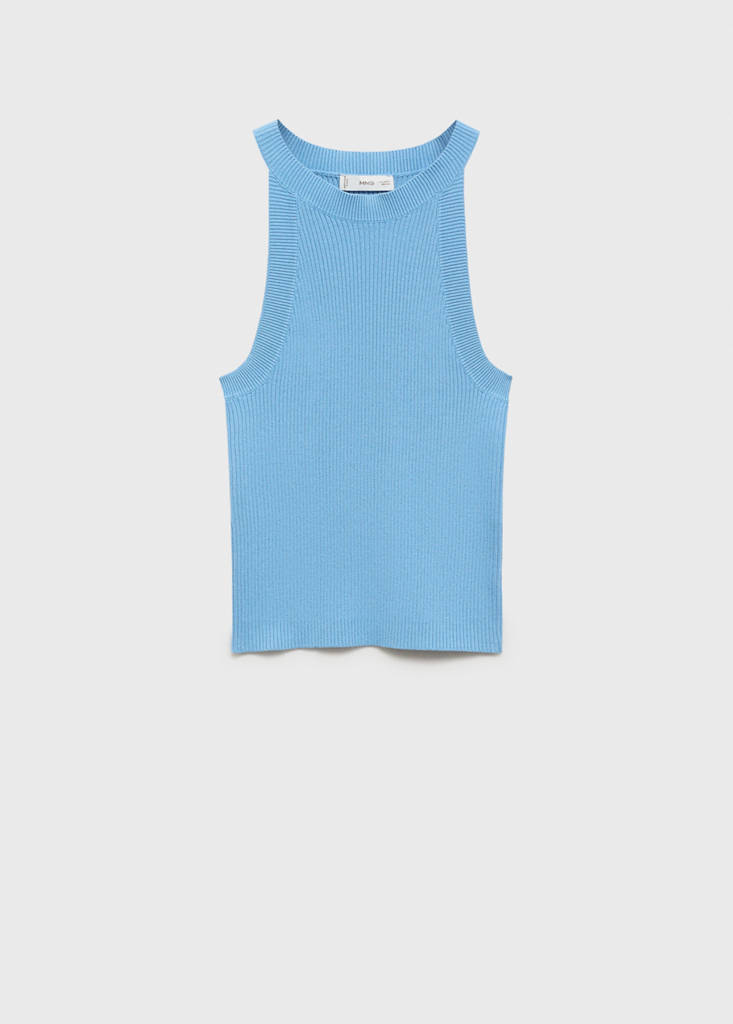 Halter neck top — Sky Blue