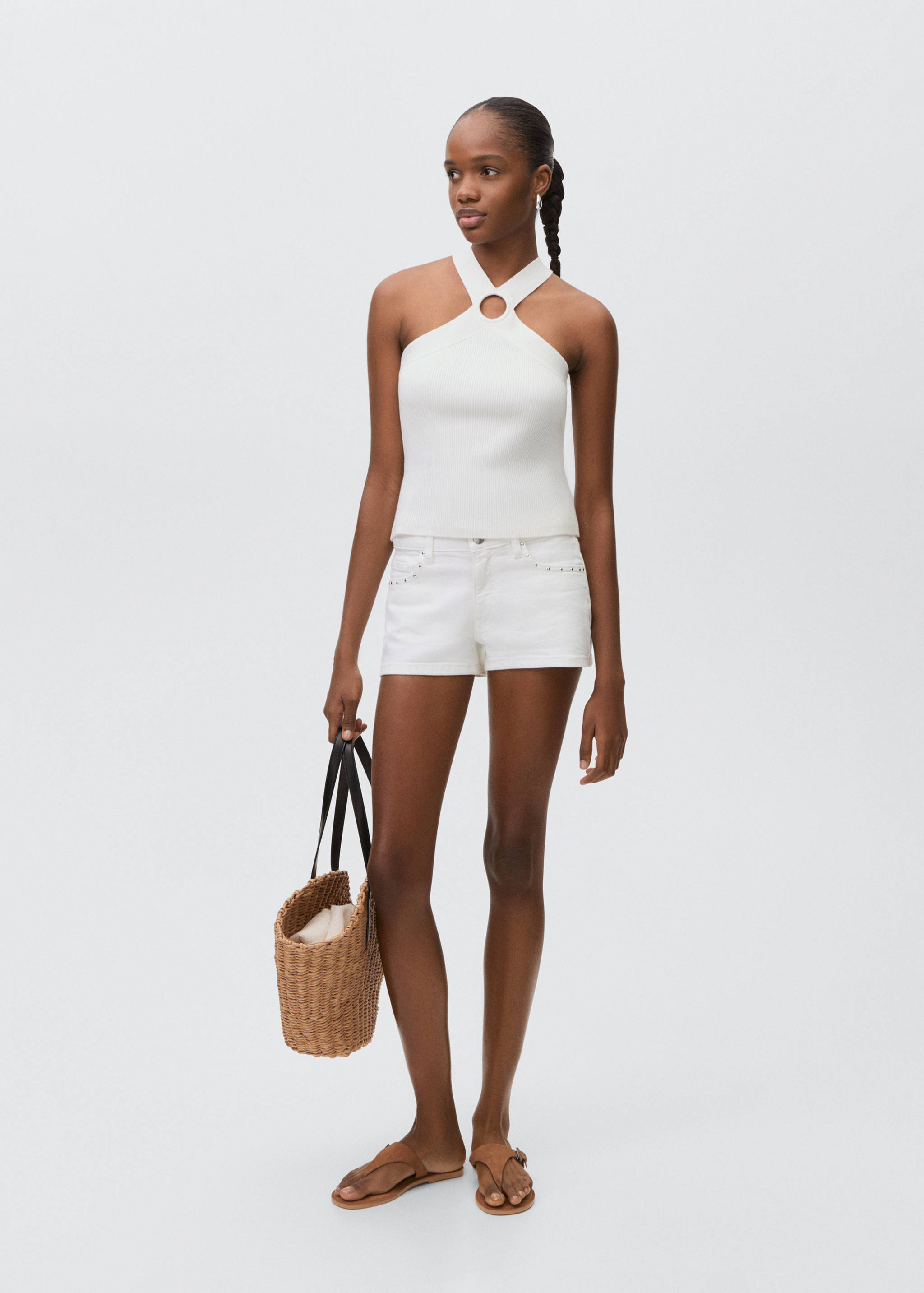 Top maille emmanchures américaines - Plan général