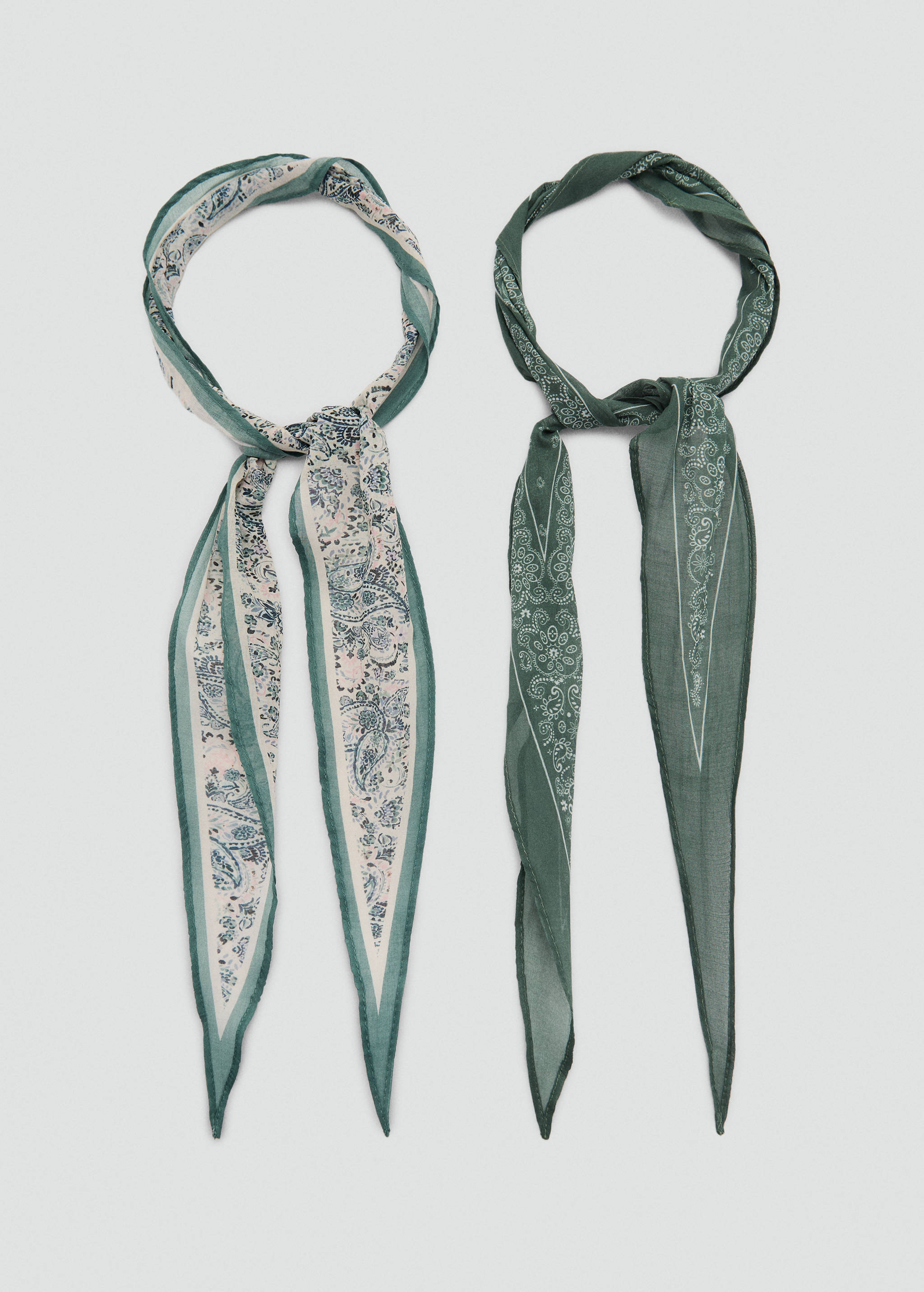 Set 2 pañuelos combinado - Detalle del artículo 1