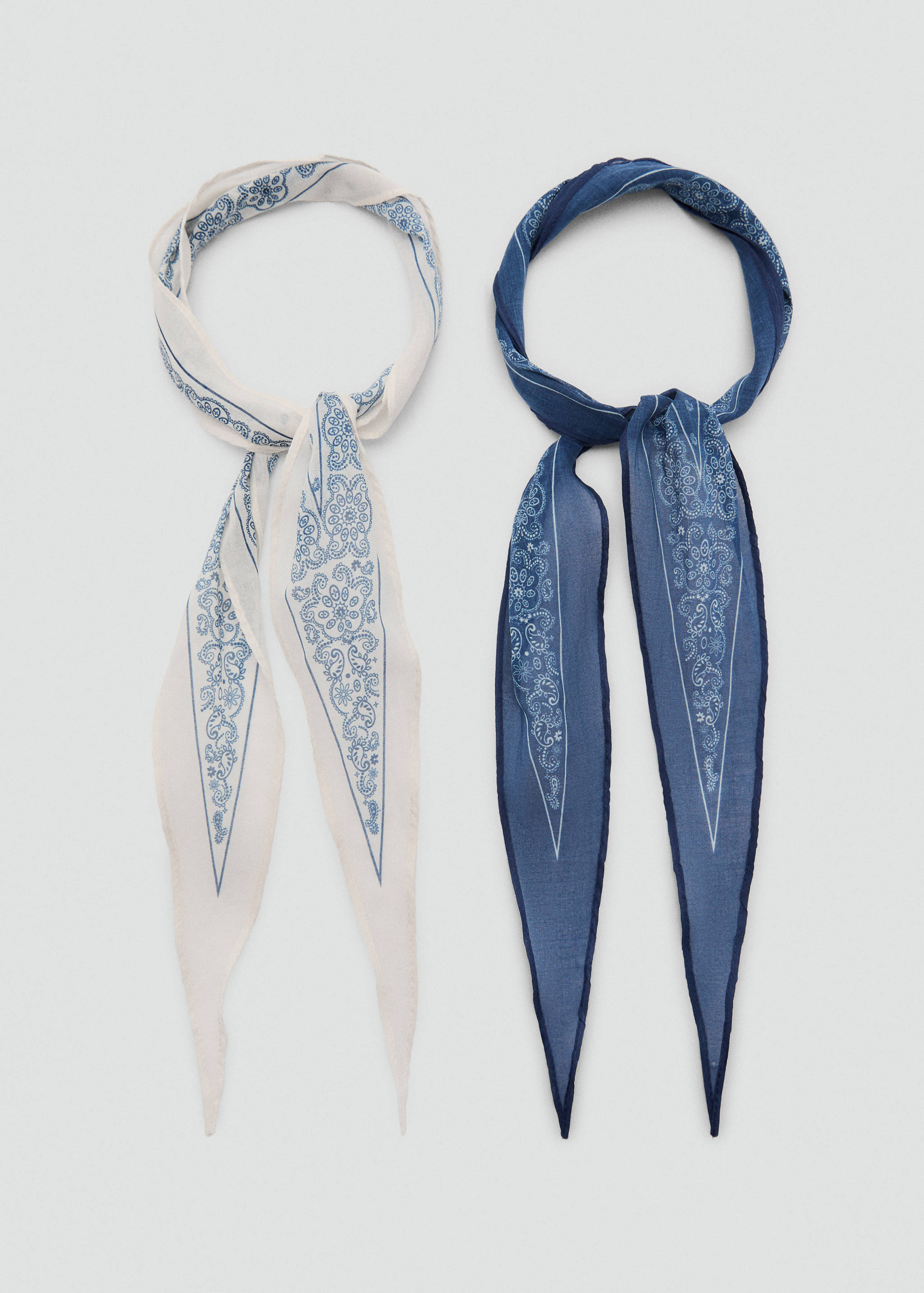 Set 2 pañuelos combinado - Detalle del artículo 1