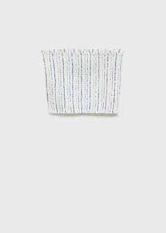 Striped strapless top — Off White 3