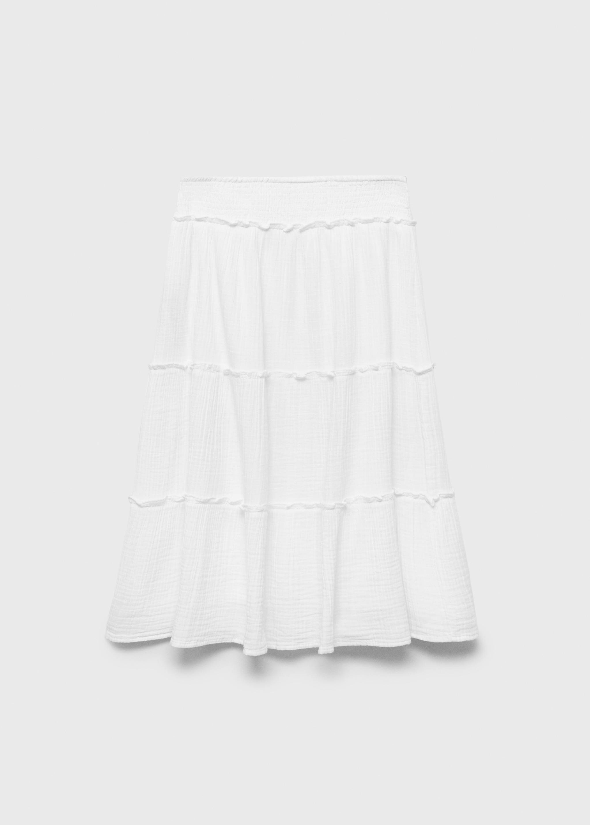 Ruffled long skirt - Reverse of the article