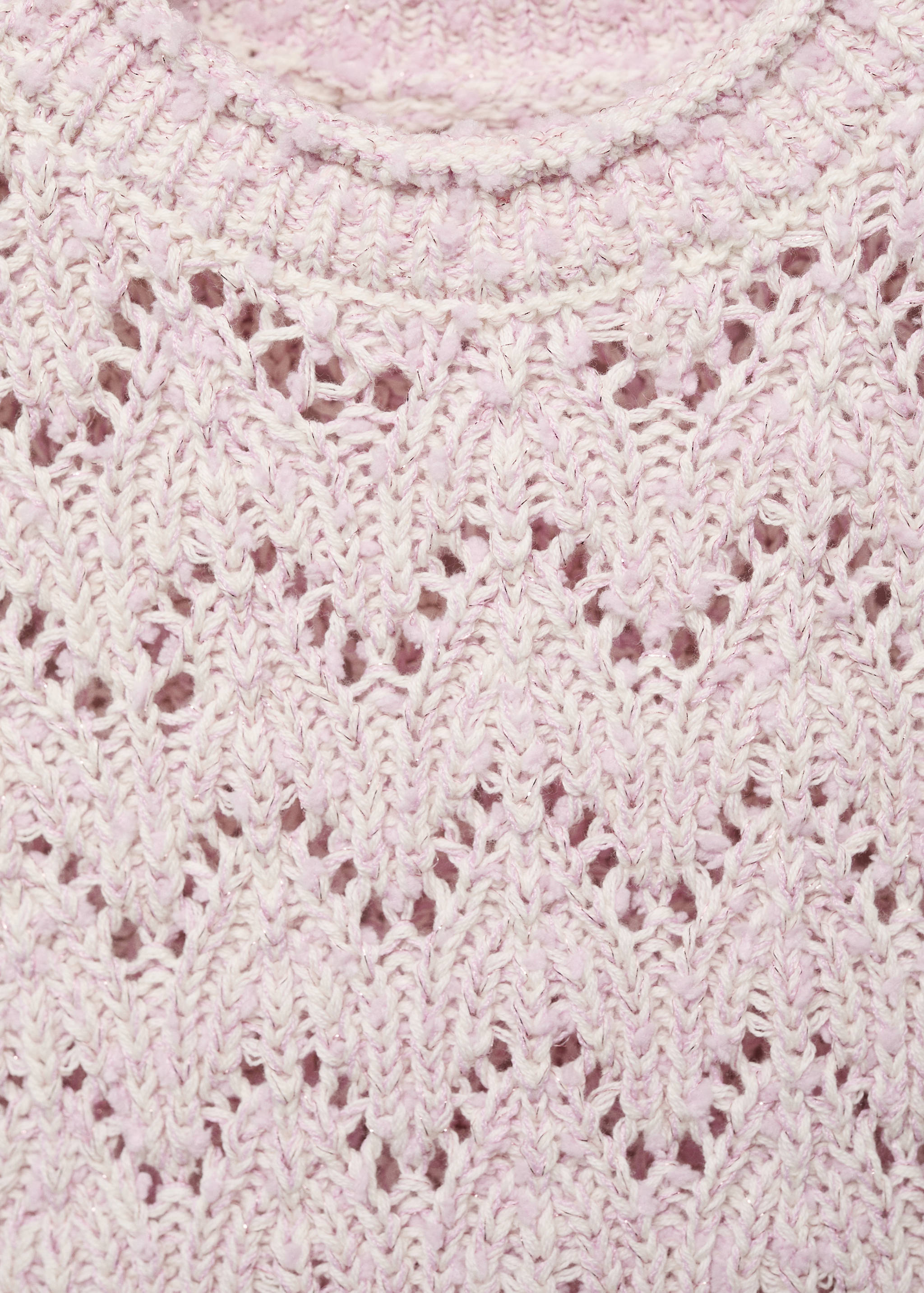 Openwork knit top - Details of the article 8
