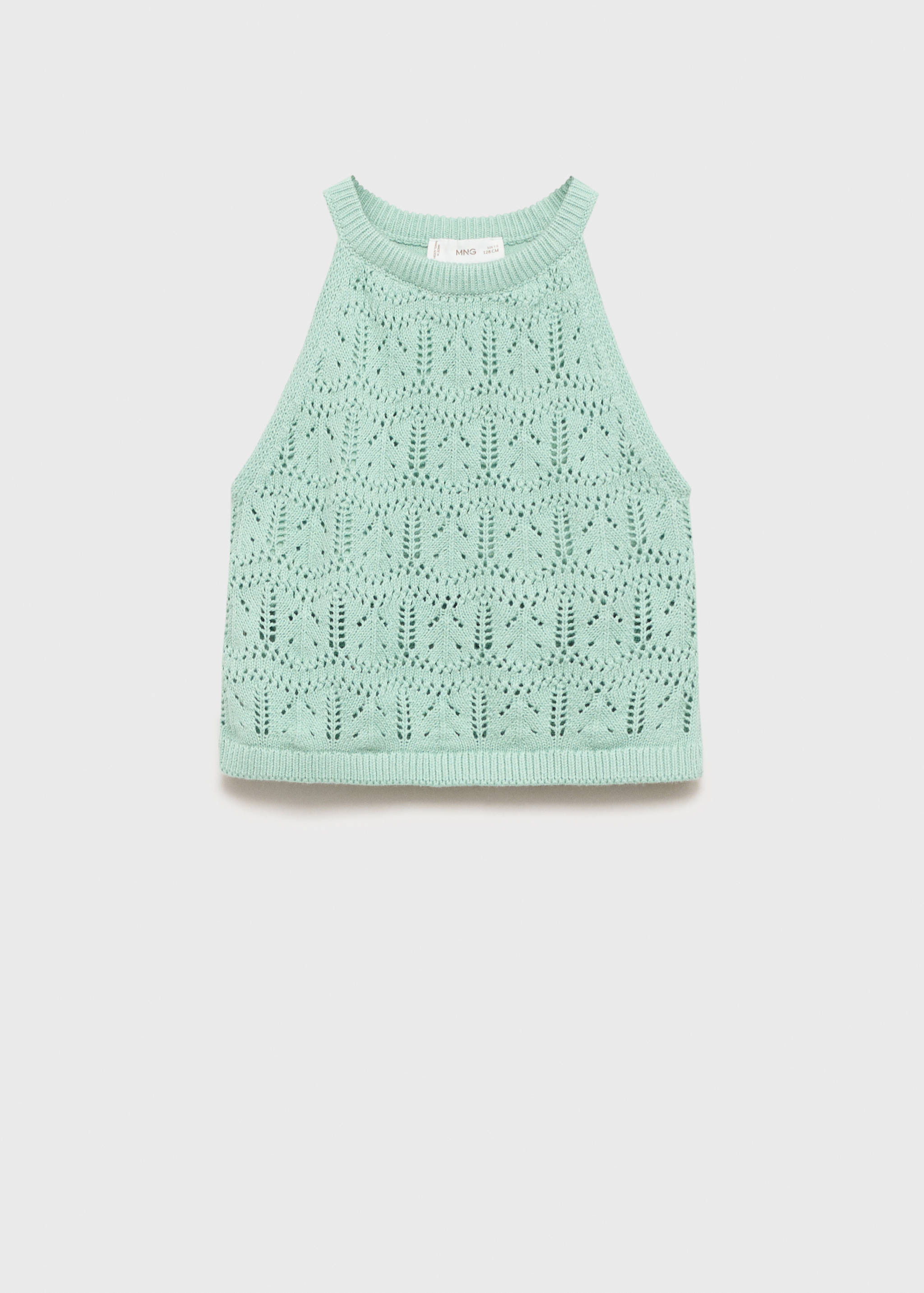 Openwork knit top - Article without model