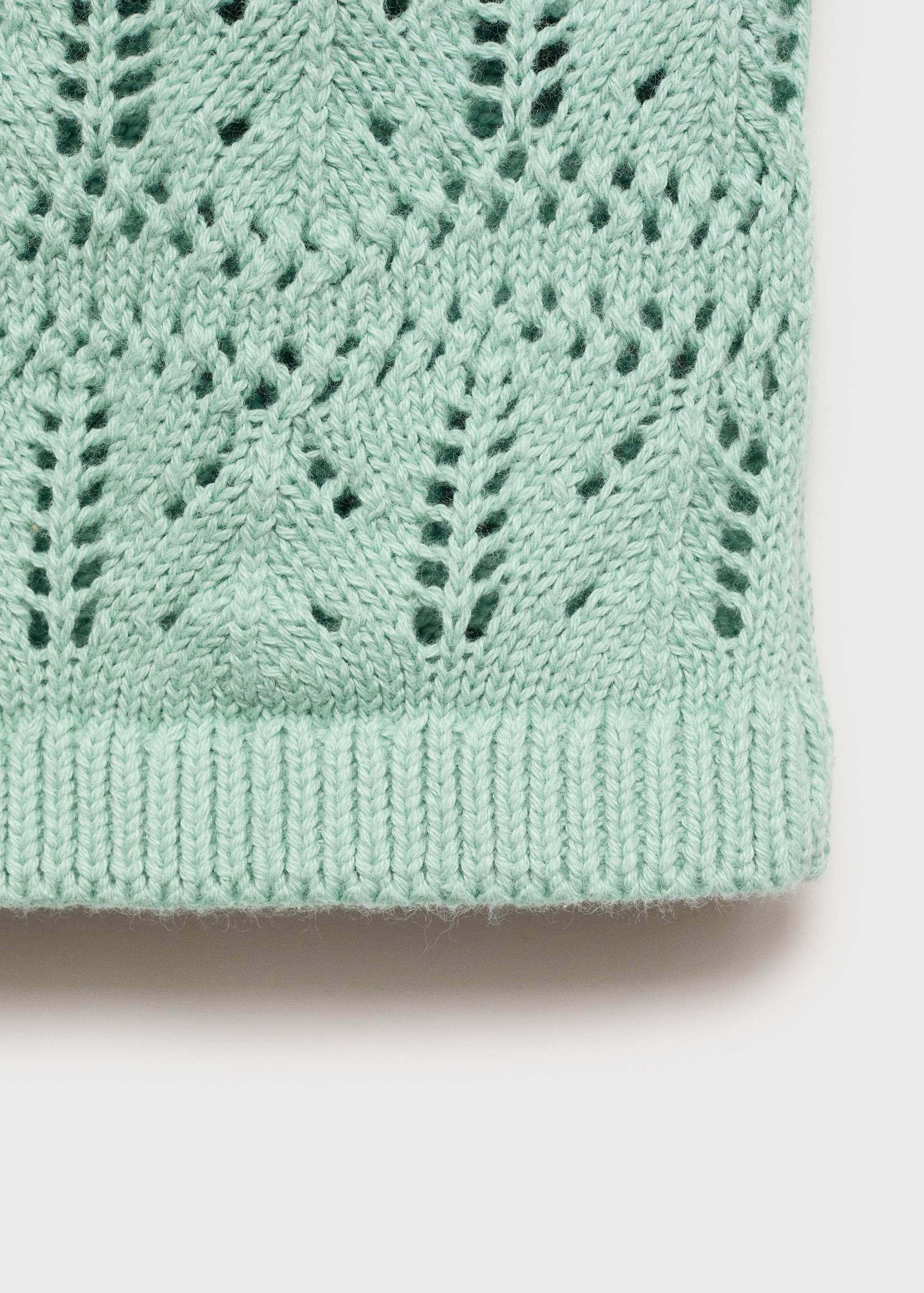 Openwork knit top - Details of the article 8