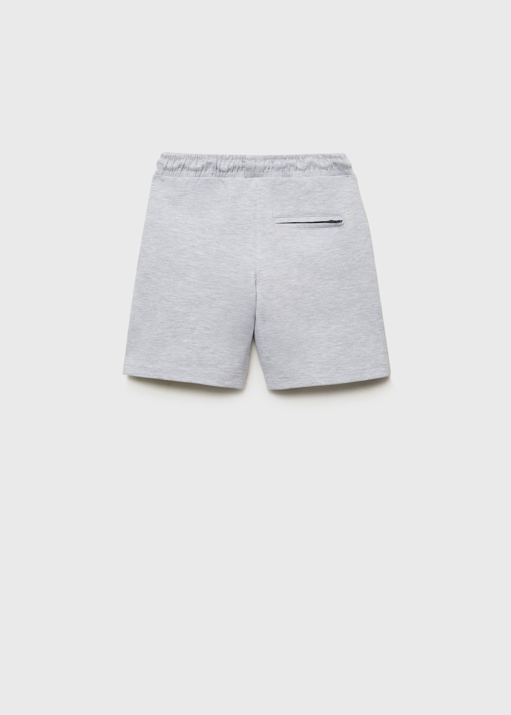 Cotton shorts with drawstring - Reverse of the article