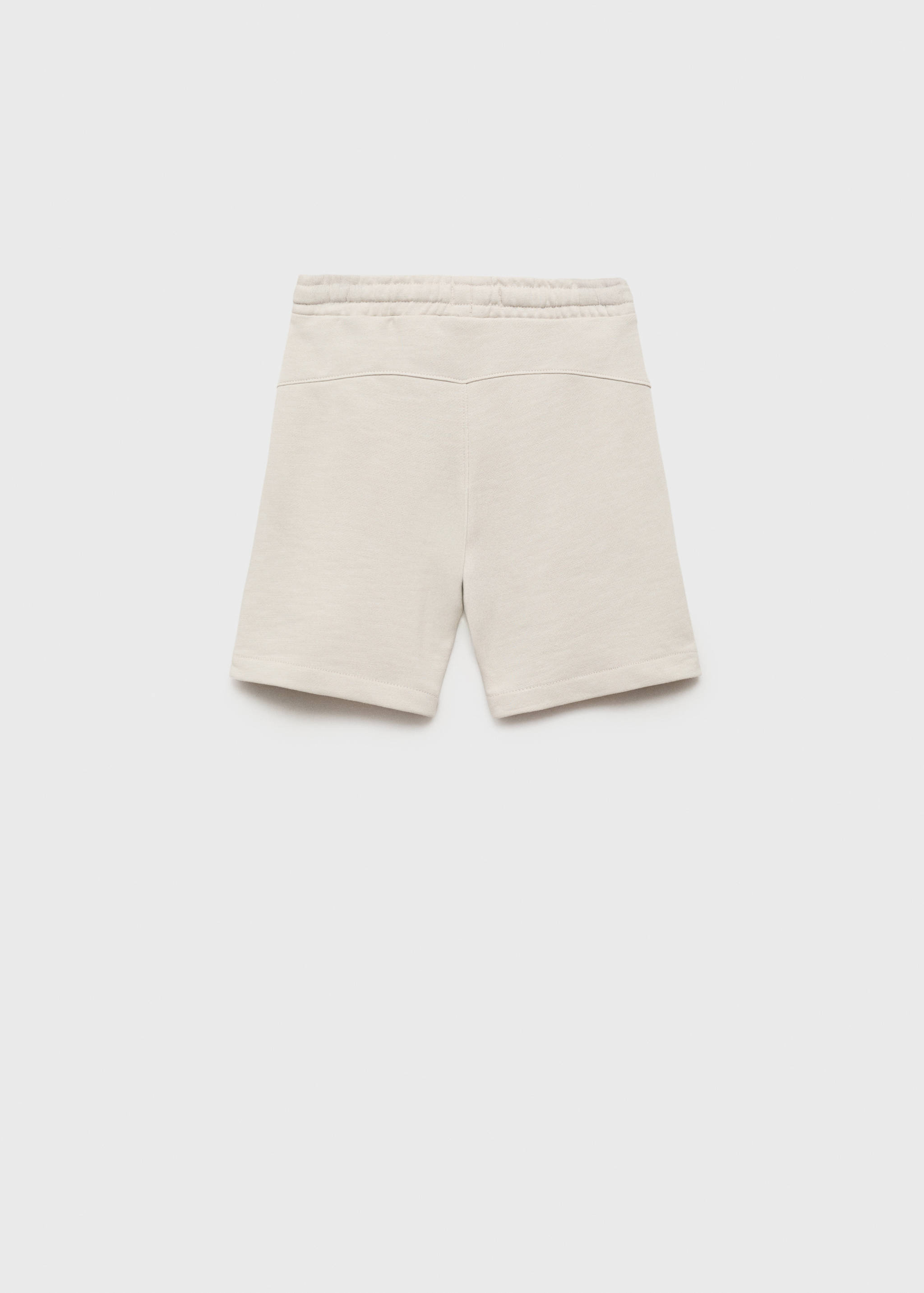 对比色口袋百慕大短裤 - null