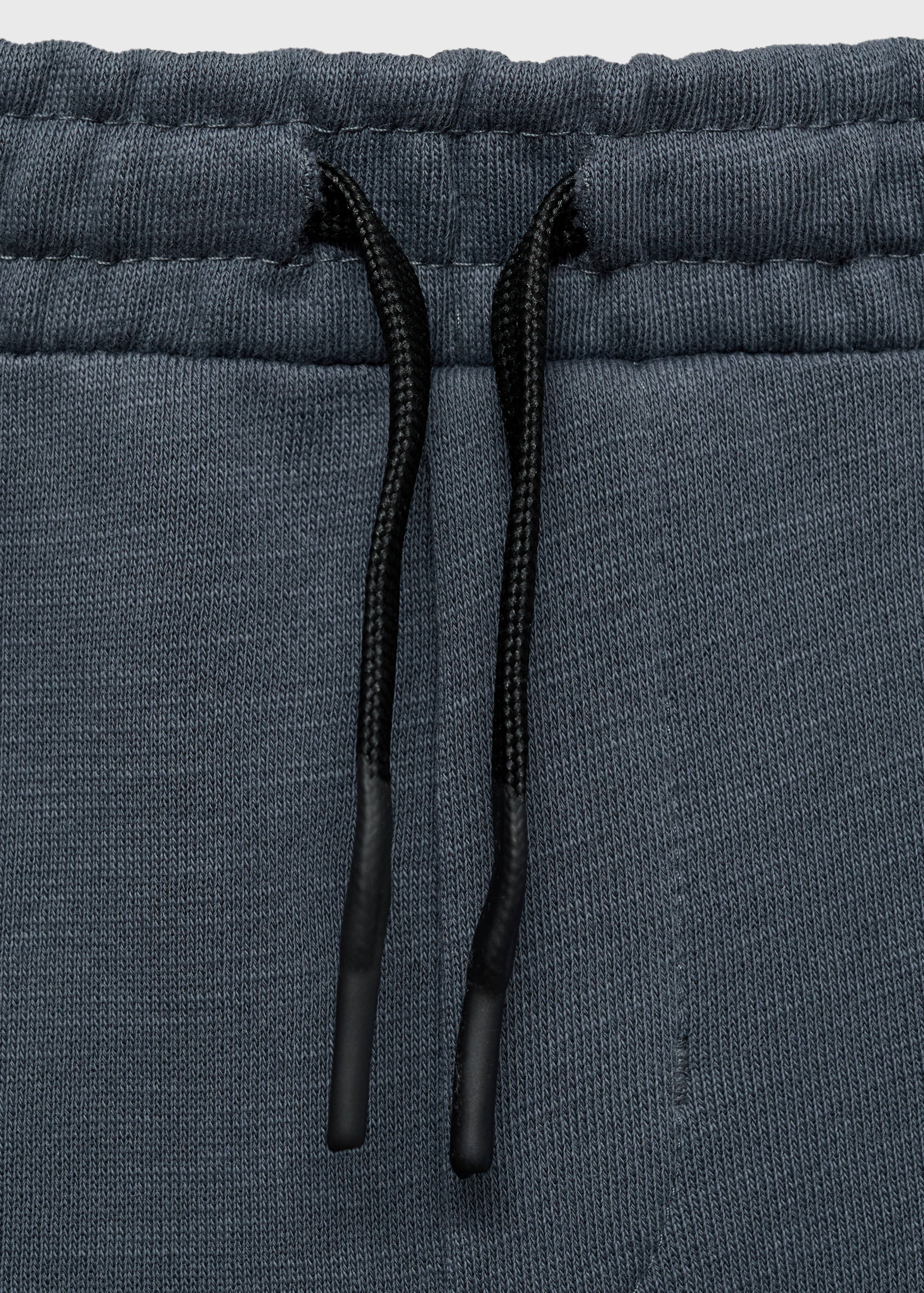 对比色口袋百慕大短裤 - null