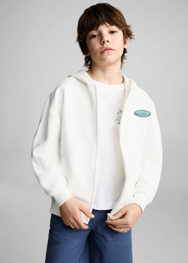 Zipped hoodie — Off White