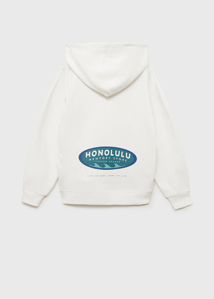Zipped hoodie — Off White