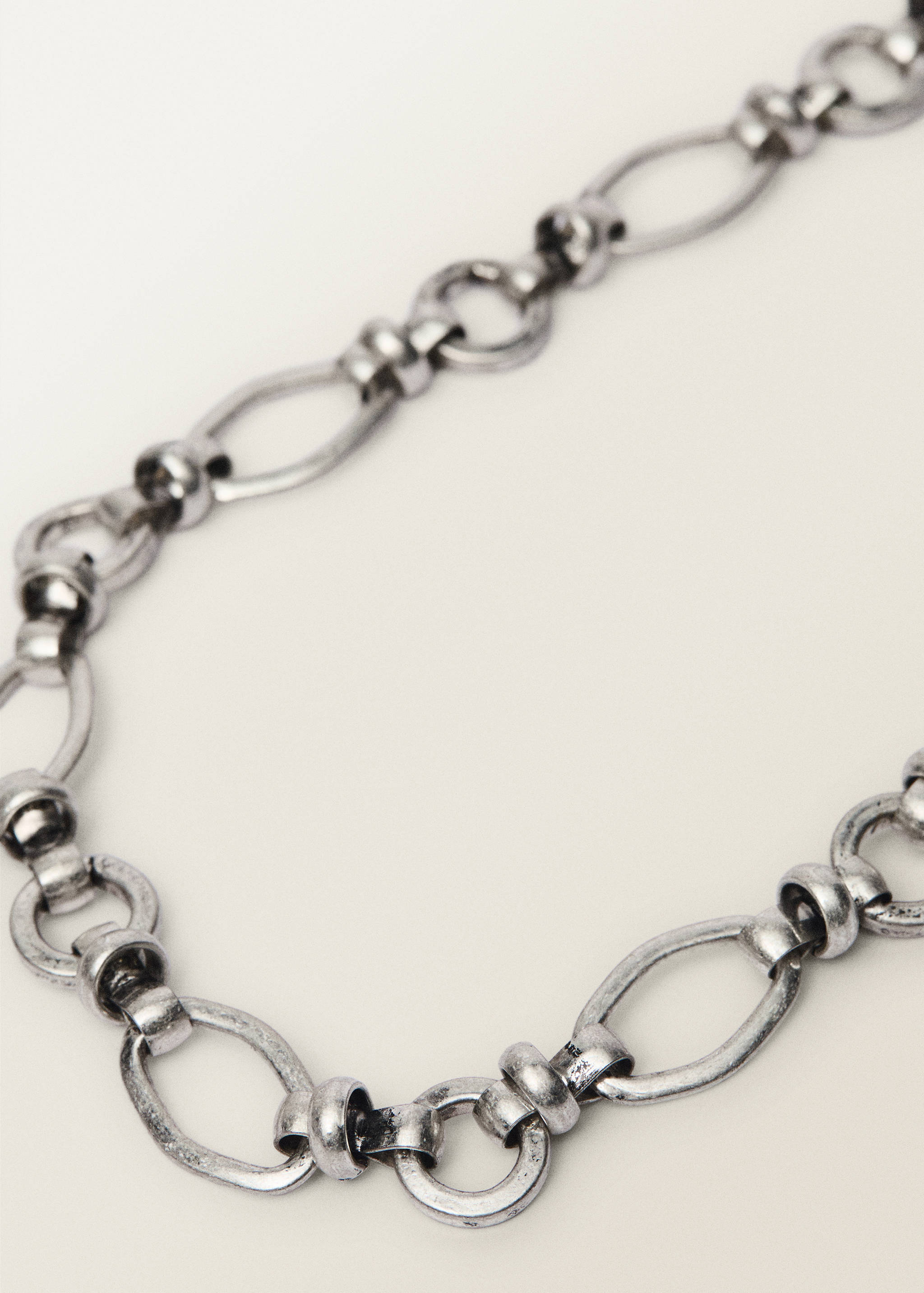 Combined belt with metal rings - Medium plane