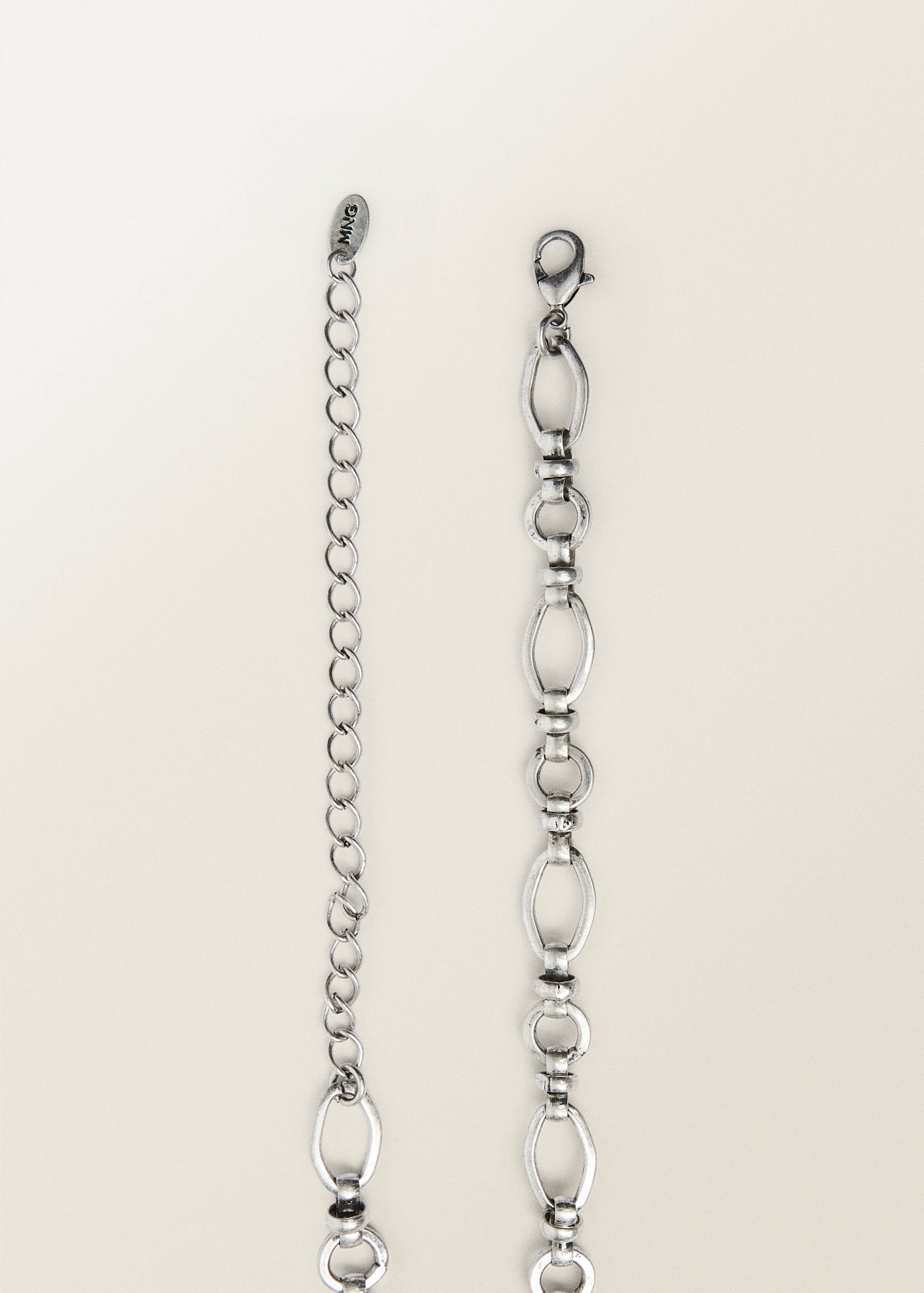 Combined belt with metal rings - Details of the article 1