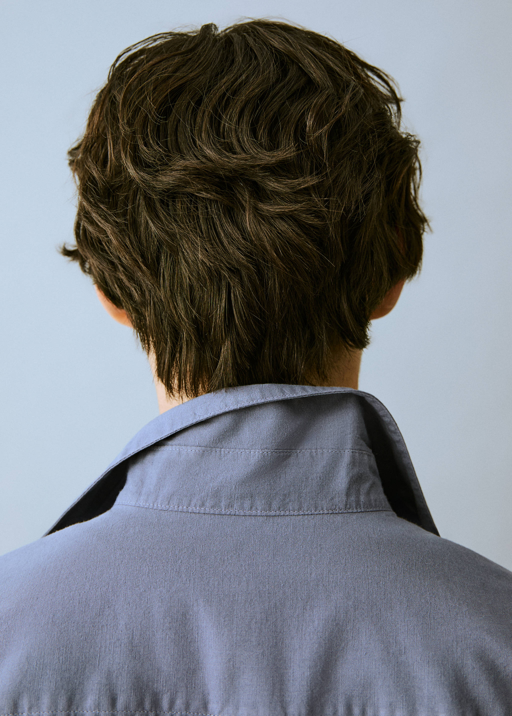 Linen oxford shirt - Details of the article 2