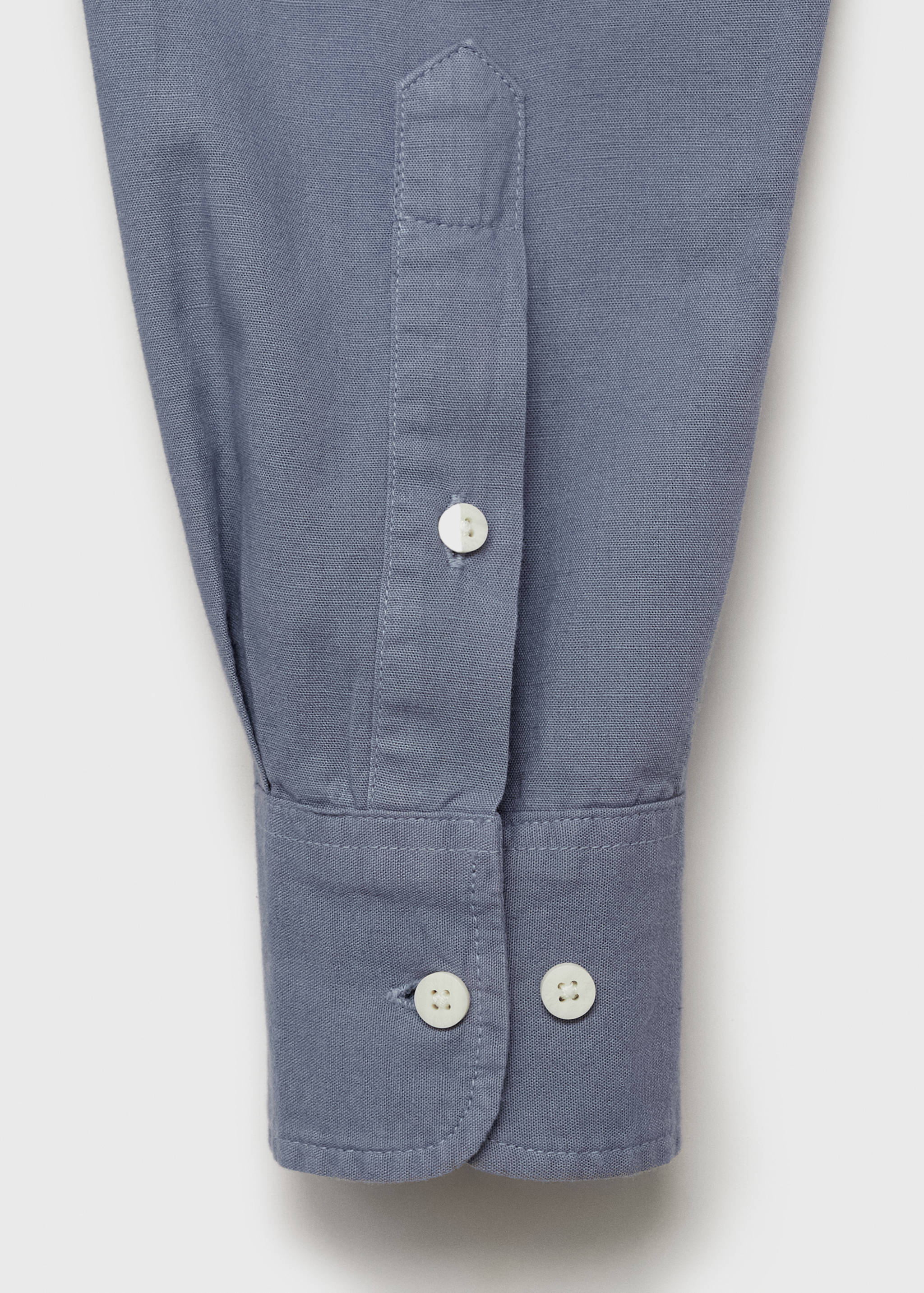 Linen oxford shirt - Details of the article 0